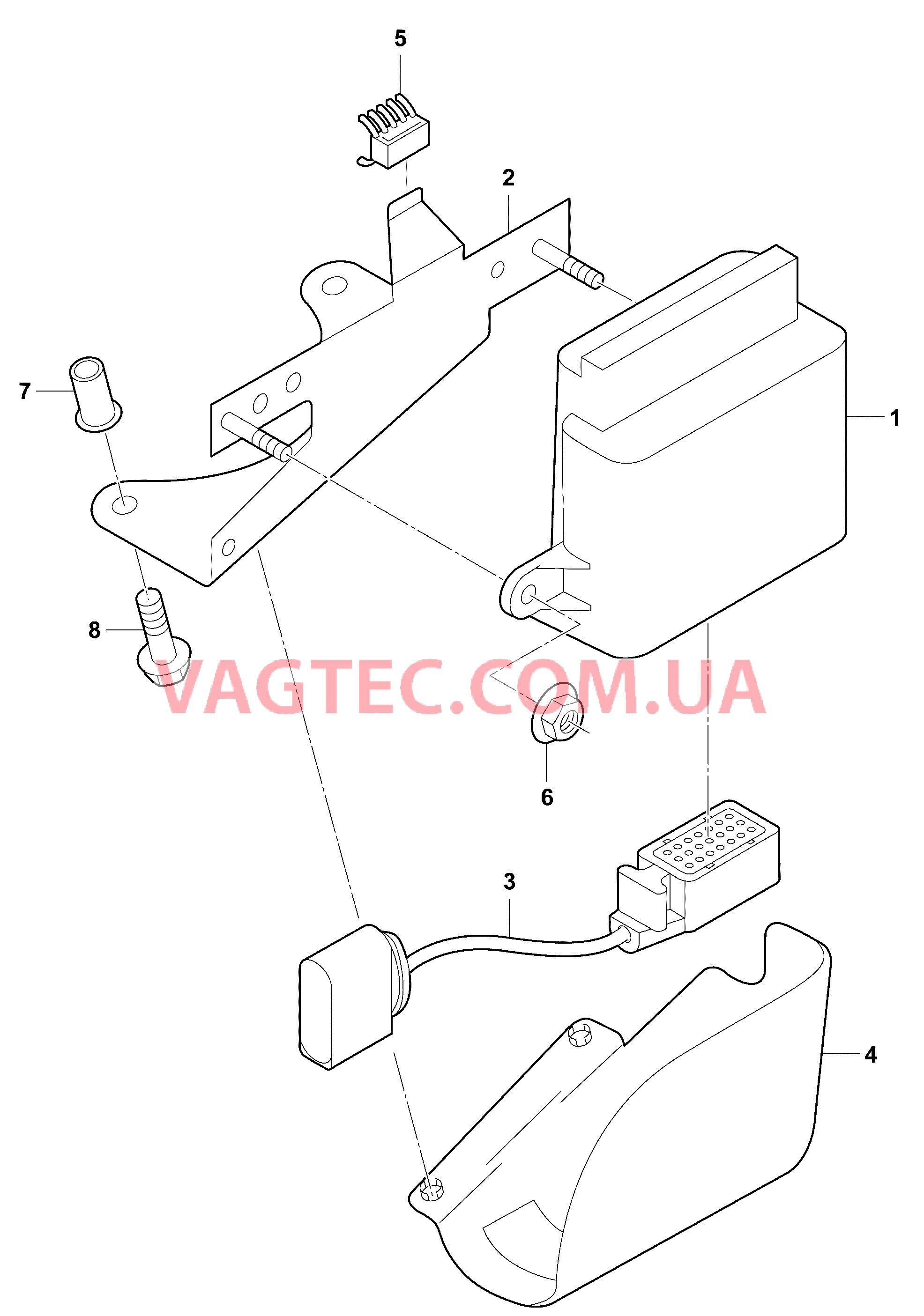 Стабилизатор напряжения для а/м с режимом Cтарт/Cтоп  для SEAT Altea 2012