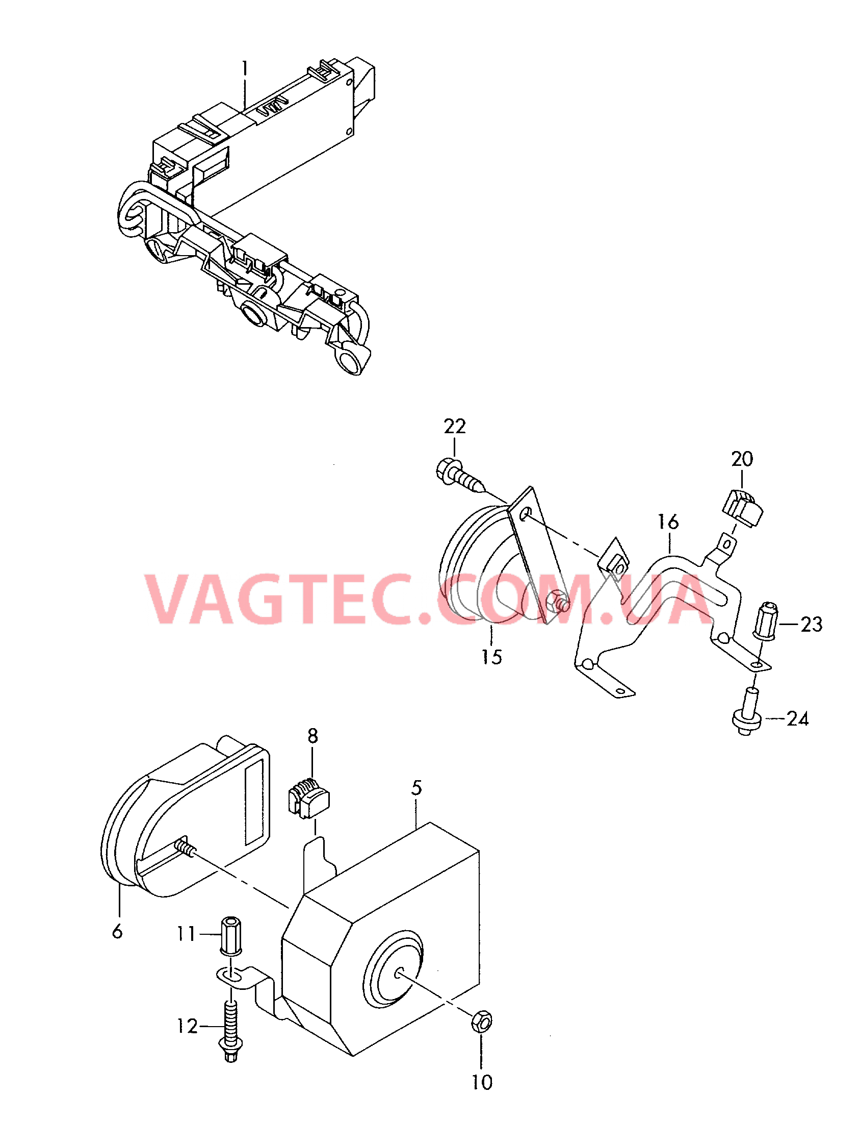 Противоугонная система  для VOLKSWAGEN Passat 2007