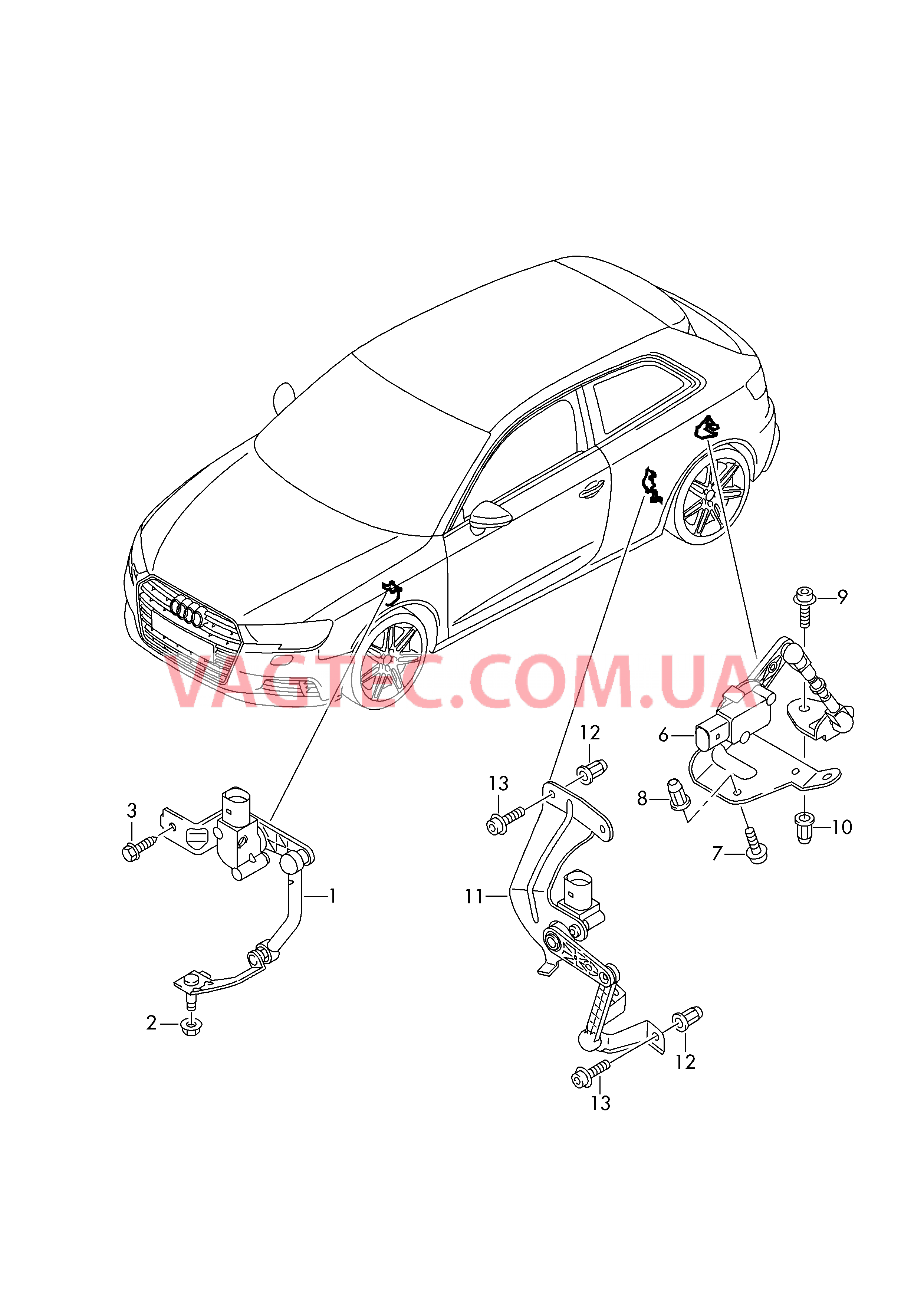 Датчик корректора фар  для AUDI A3 2017