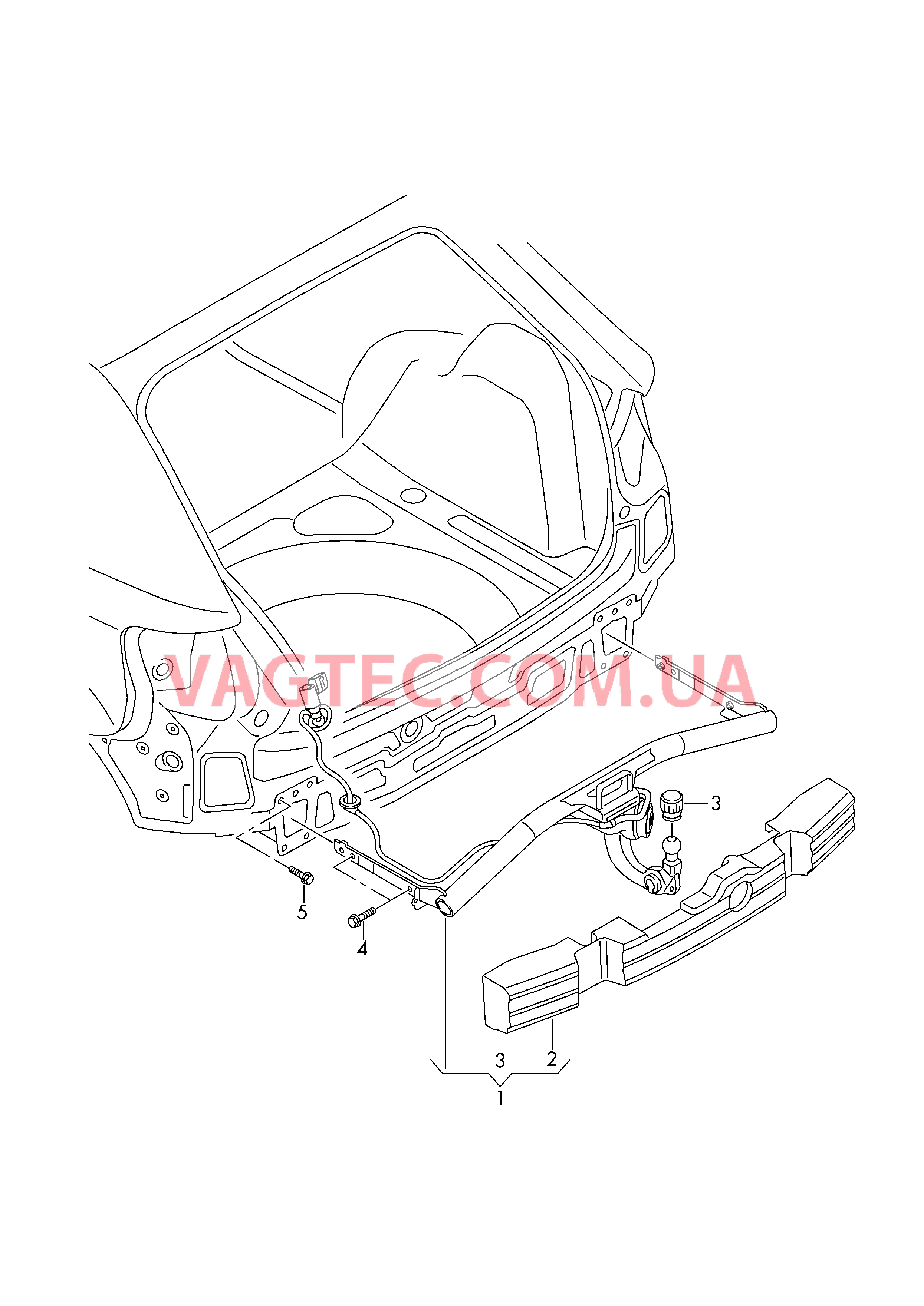 Траверса  для AUDI A3 2018