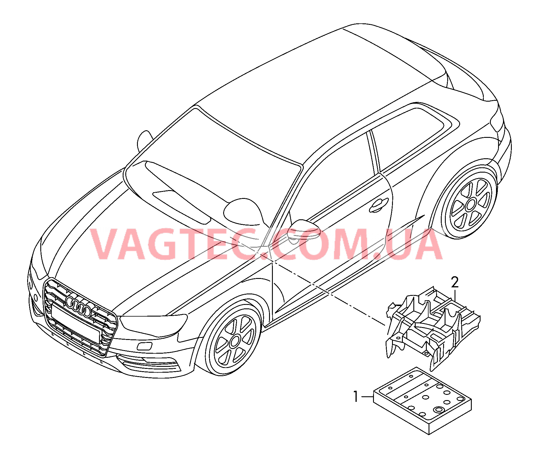 Блок управления бортовой сети  для AUDI A3 2014