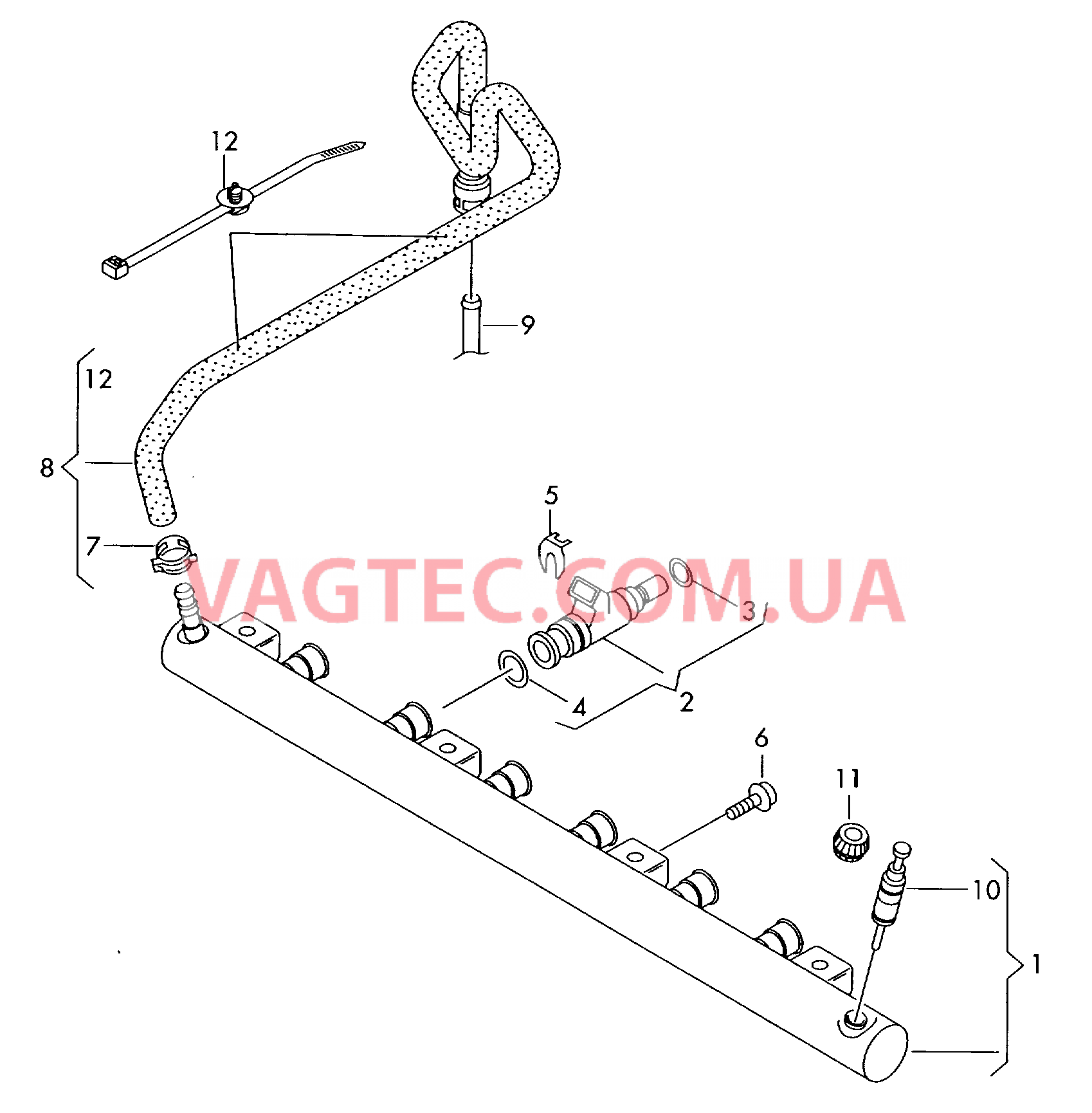 Распределитель топлива  для VOLKSWAGEN GOLF 2006-1