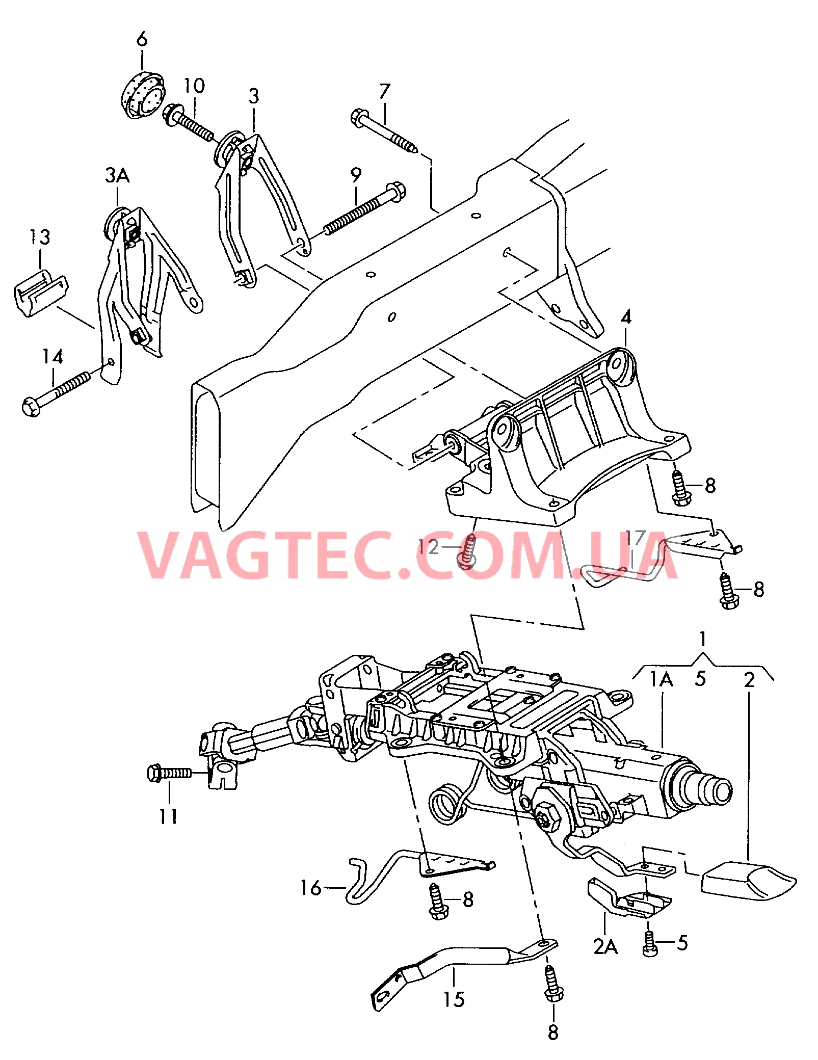 Рулевая колонка  для AUDI A3 2007