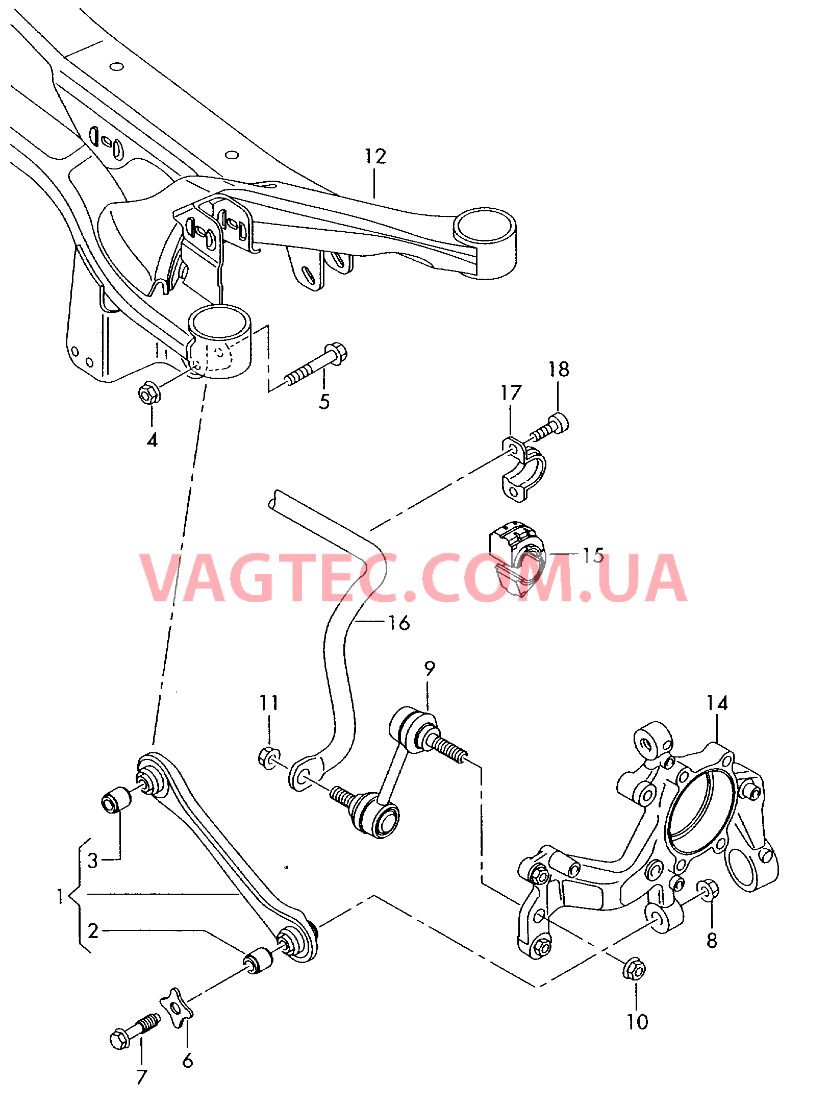 Поперечная рулевая тяга Тяга, соединительная Стабилизатор  для SEAT Altea 2008