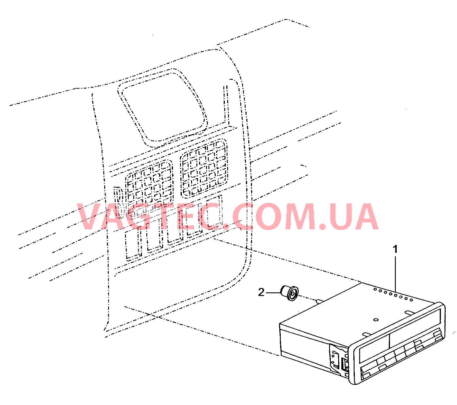 Магнитола CD-чейнджер  для SEAT Cordoba 2002