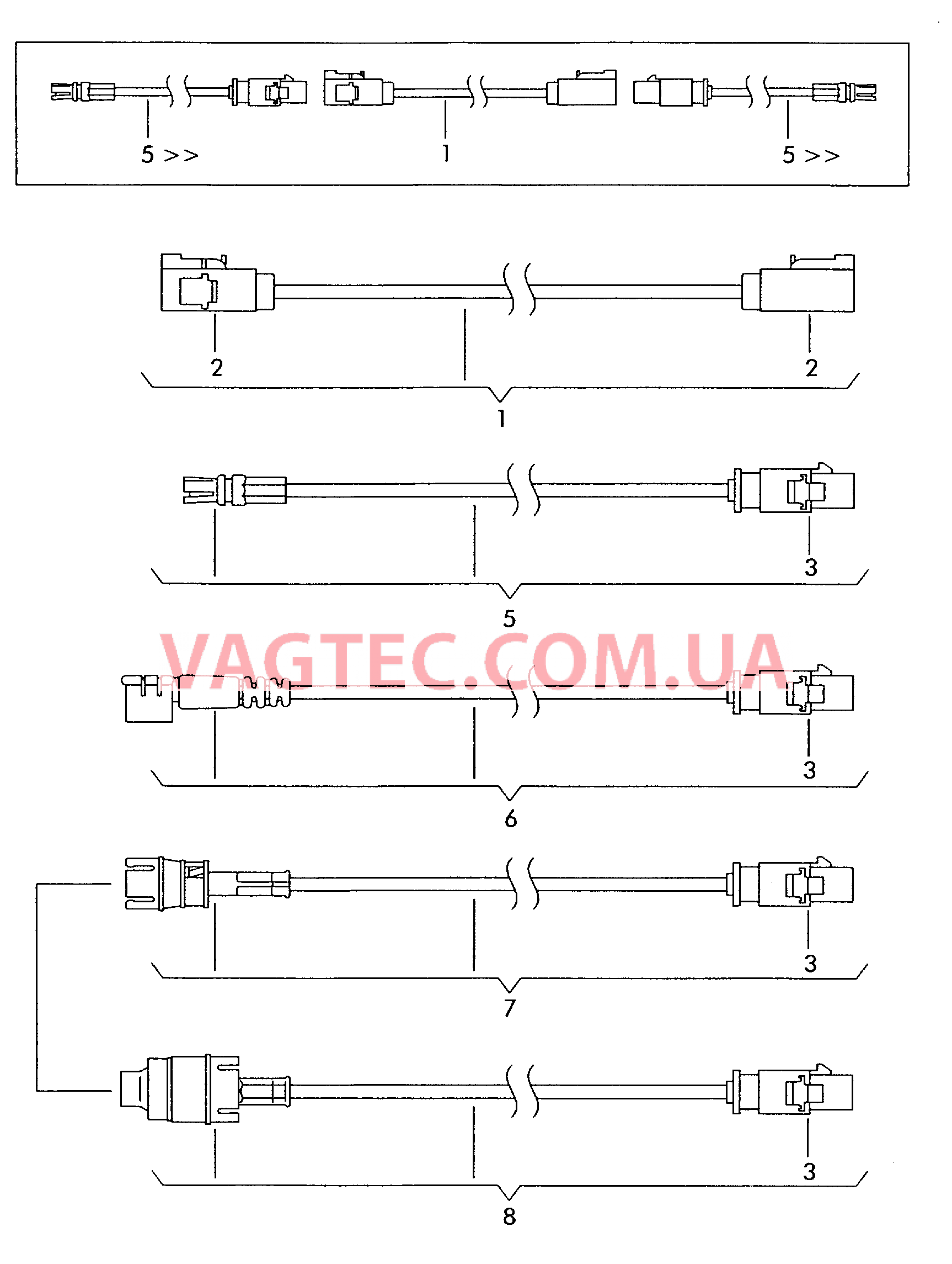 Соединительный провод антенны  для SEAT Arosa 2001