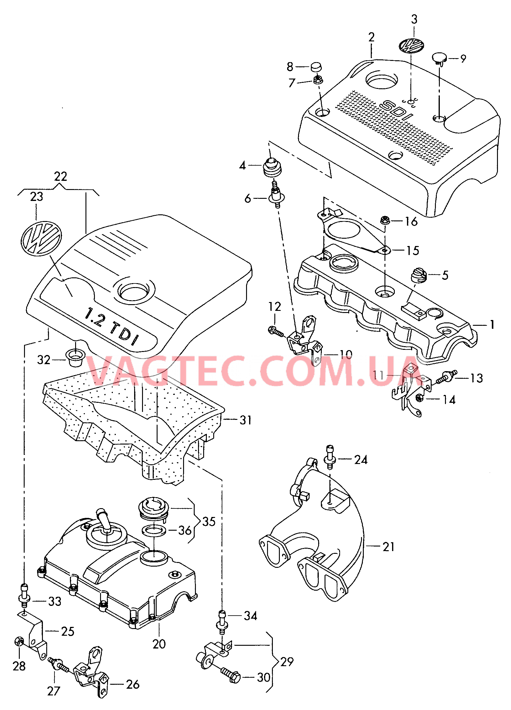 Кожух  для SEAT Arosa 2000