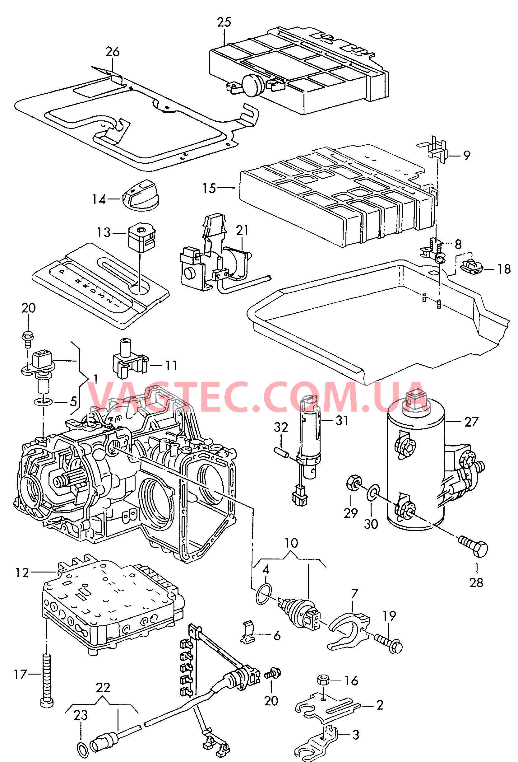 Блок клапанов АКП Блок управления автоматической коробки передач  для SEAT Cordoba 2001