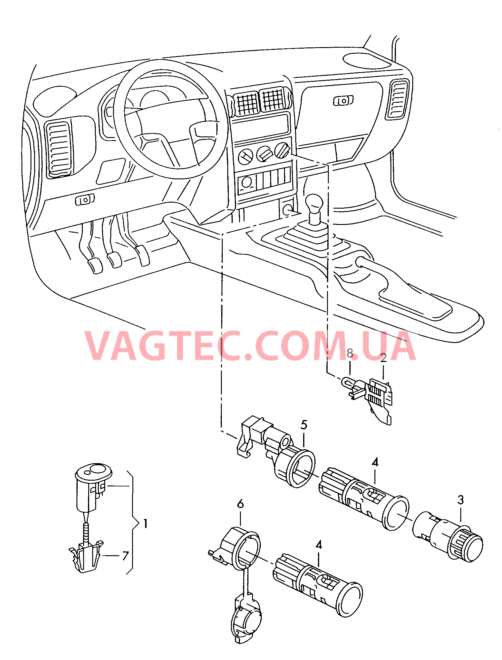 KOнтрольные лампы Прикуриватель SPANNHUELSE Штепсельный разъем  для VOLKSWAGEN Polo 2010