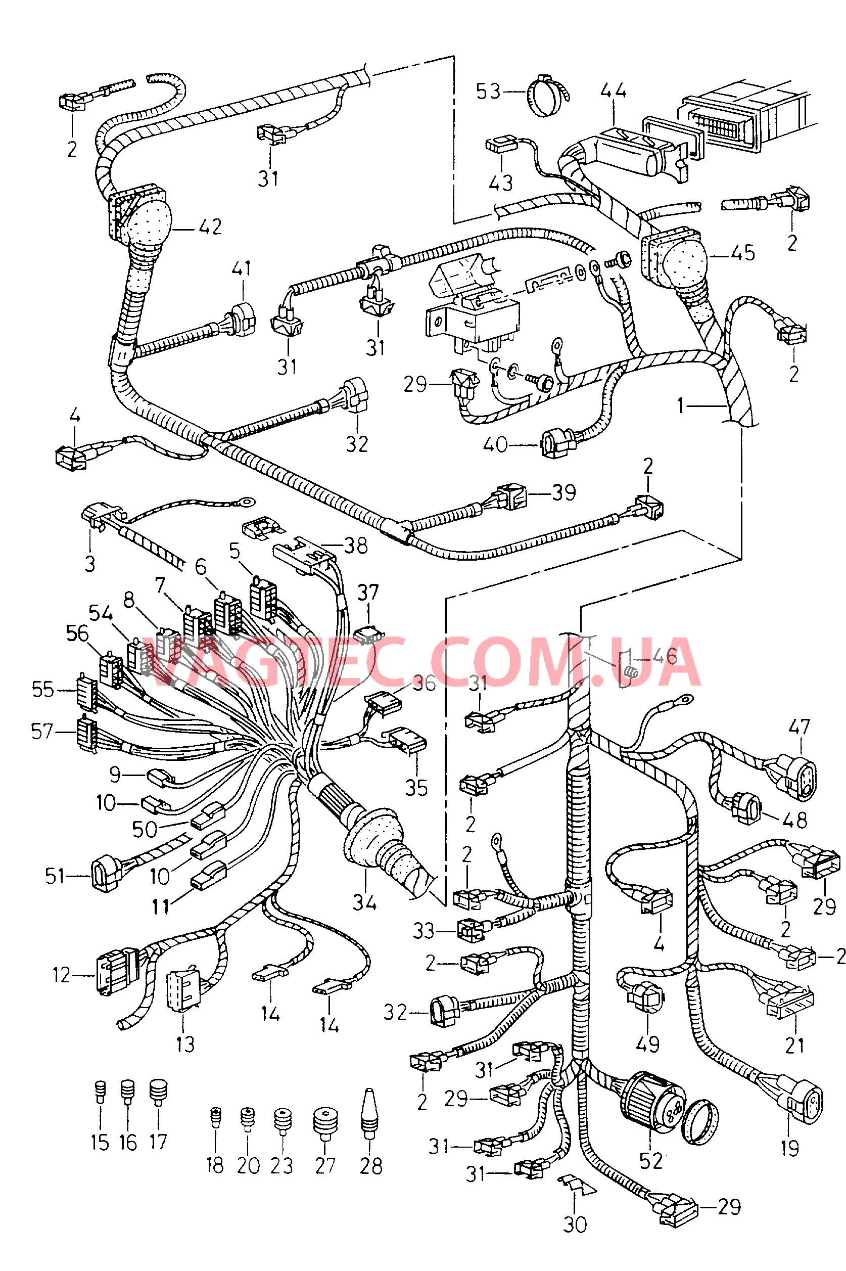 Жгут проводов для моторн. отс.  F             >> 9K-1-008 528 для SEAT Inca 2003