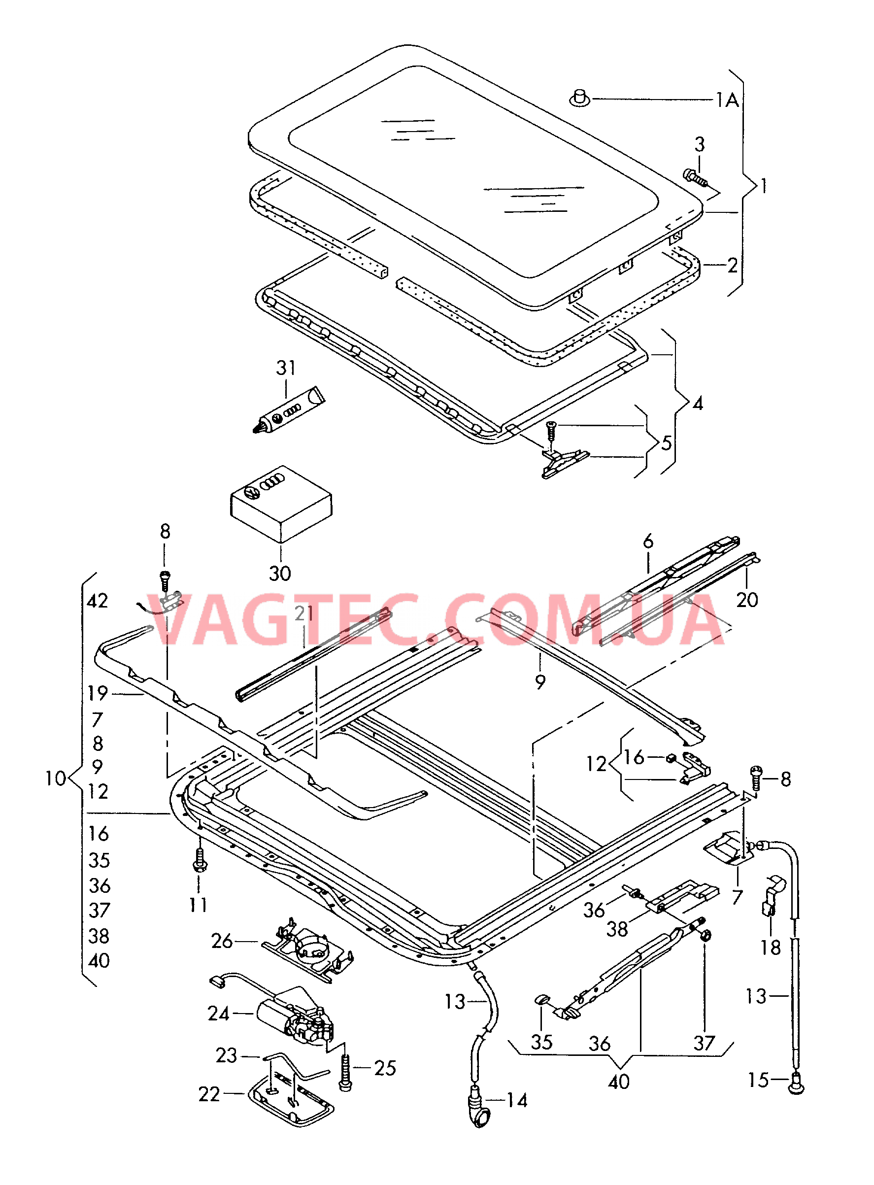 Люк  для SEAT Arosa 2004