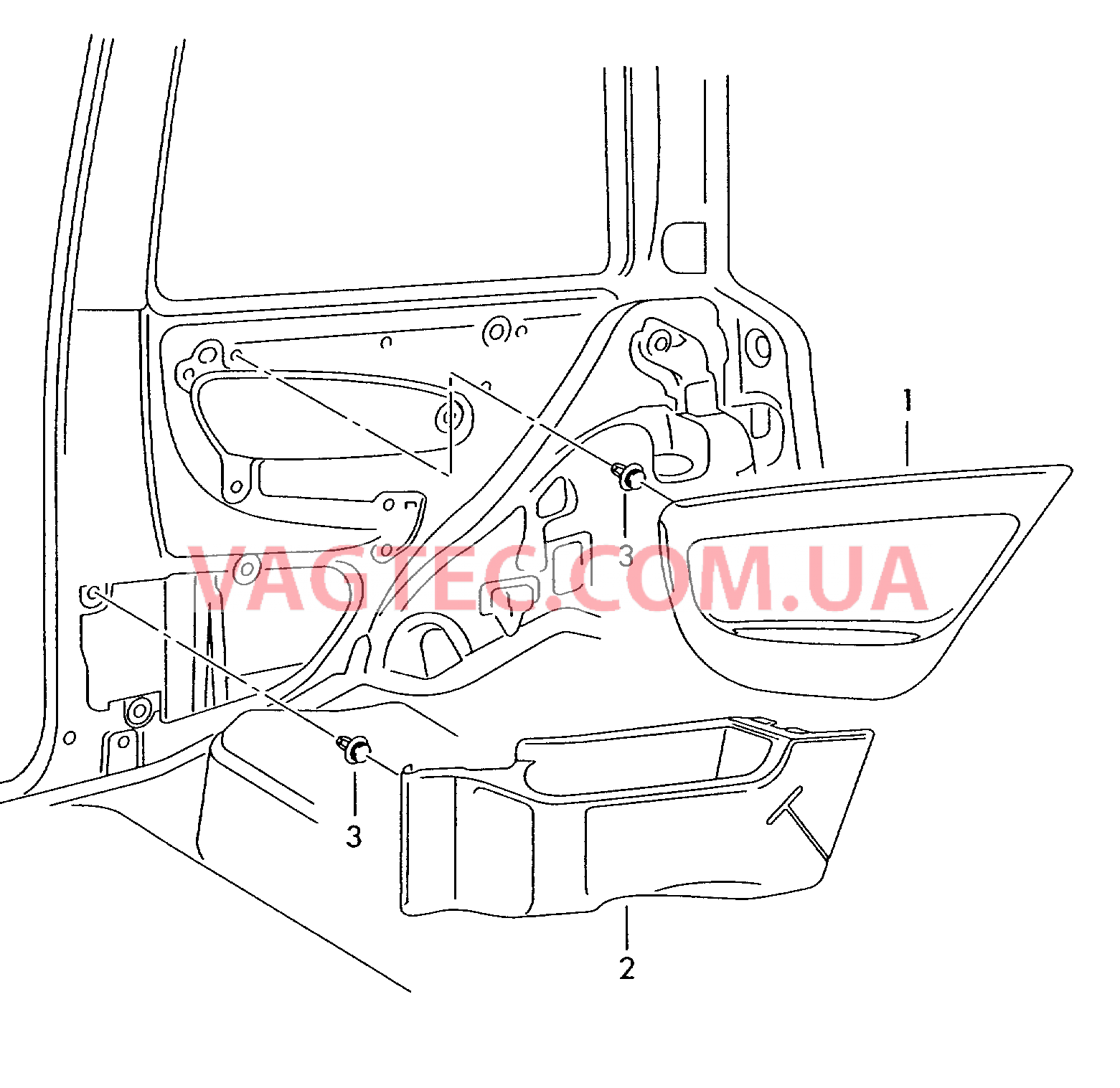 Боковая обивка  для SEAT Arosa 2004