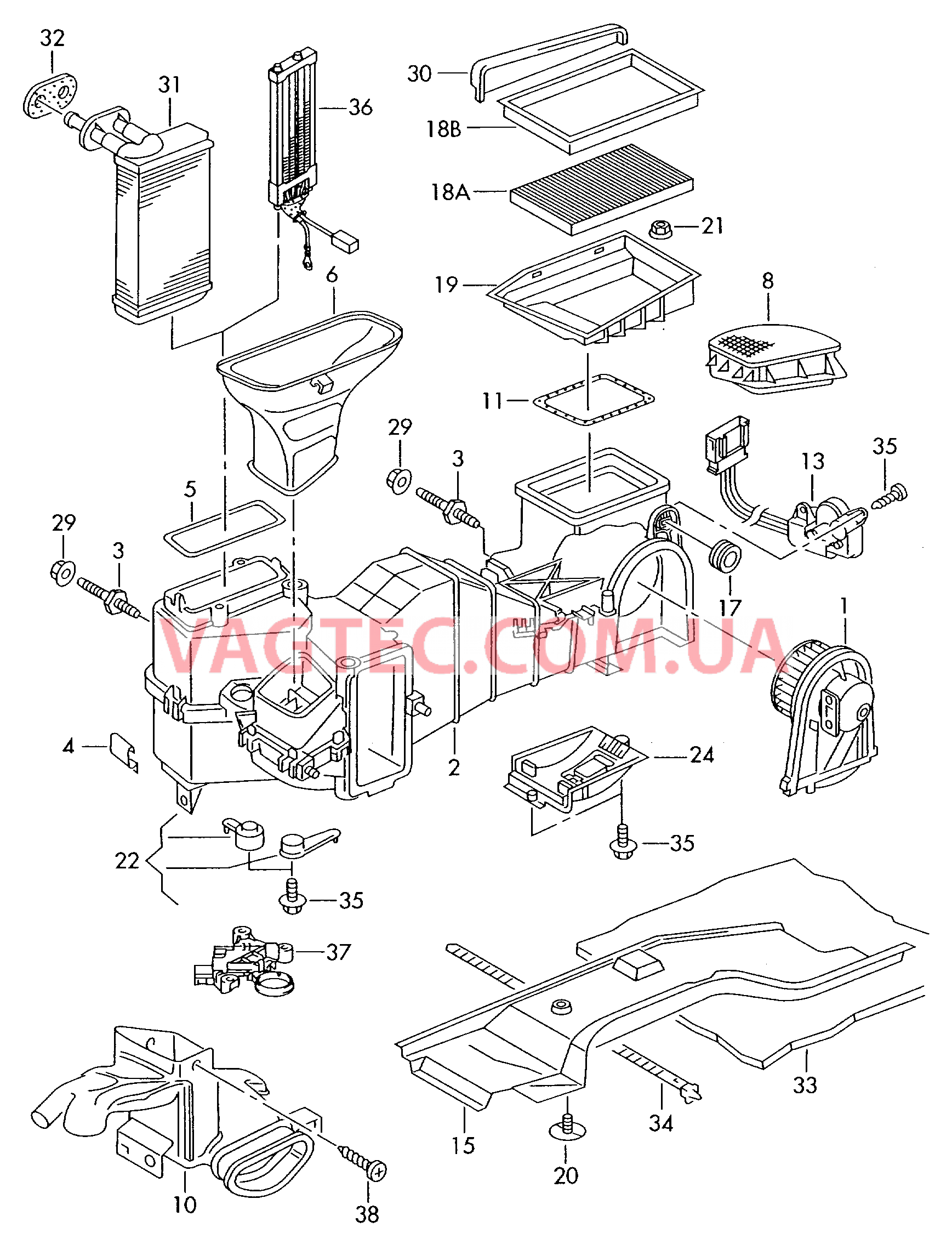 Вентилятор  F 6H-1-000 001>>* для SEAT Arosa 2000