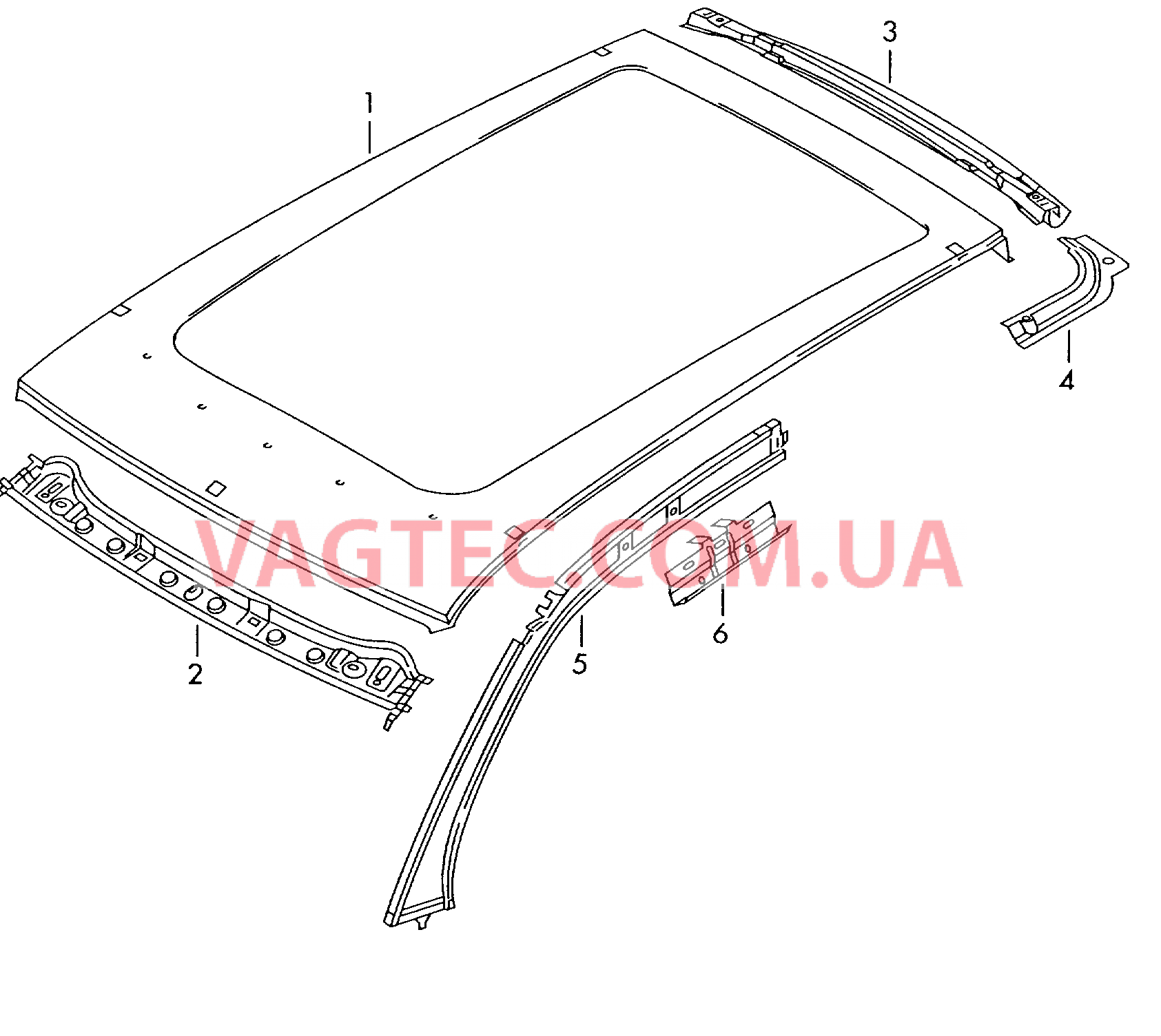 Крыша  для SEAT Arosa 2001