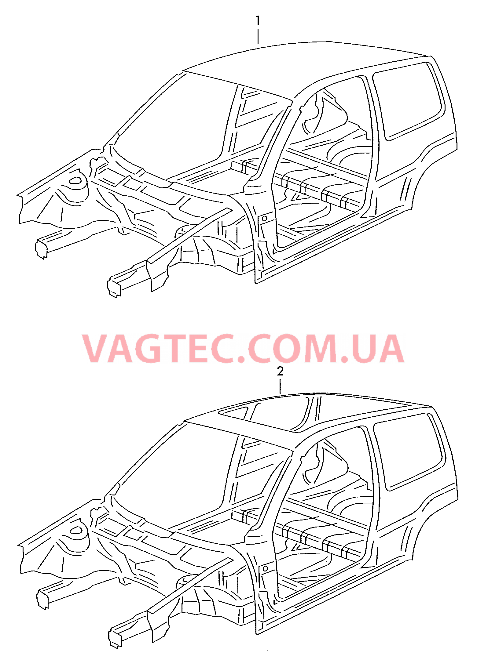 Кузов  F 6H-W-023 001>>* для SEAT Arosa 2001