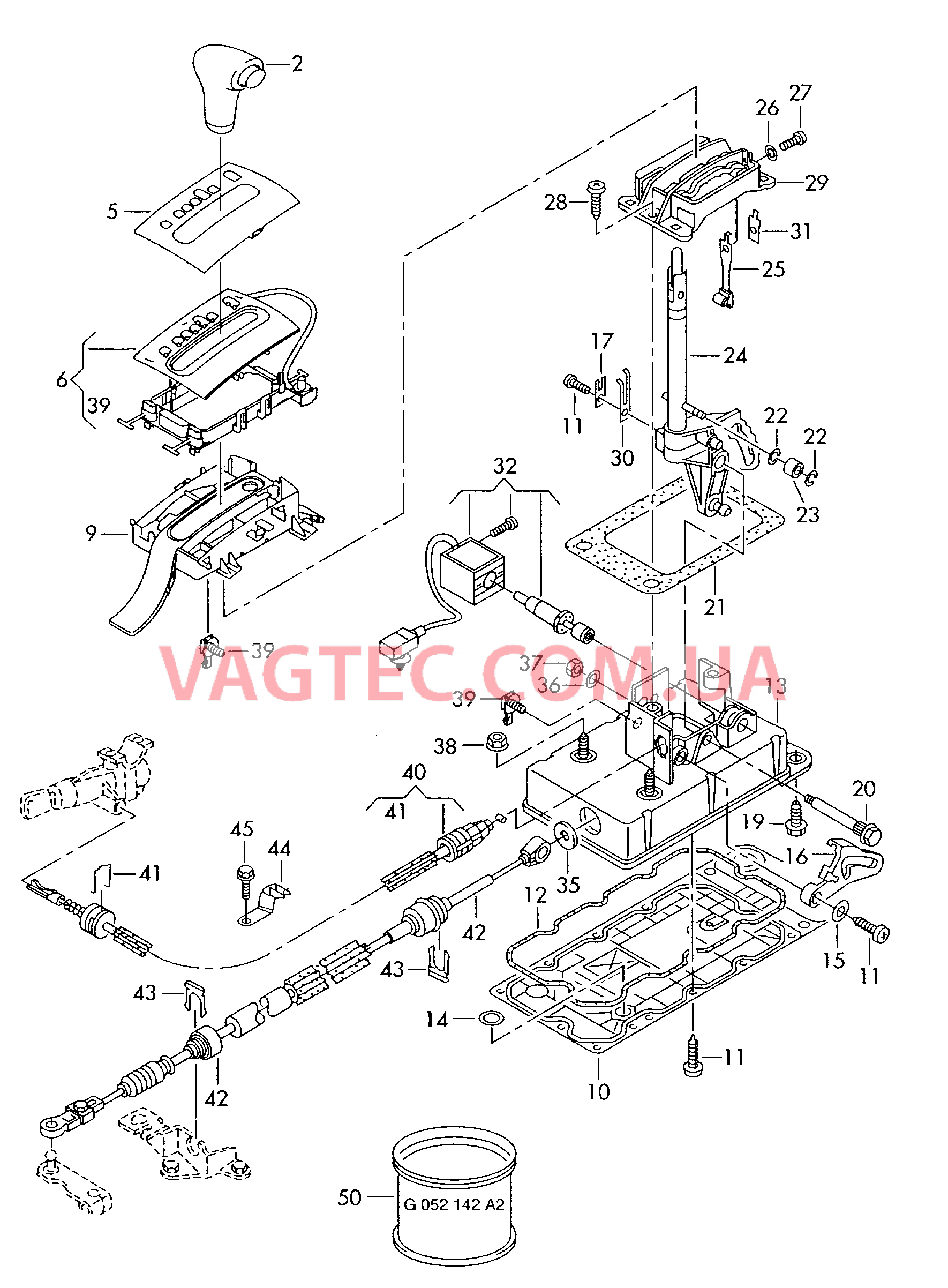 Механизм переключения  для VOLKSWAGEN Polo 2003