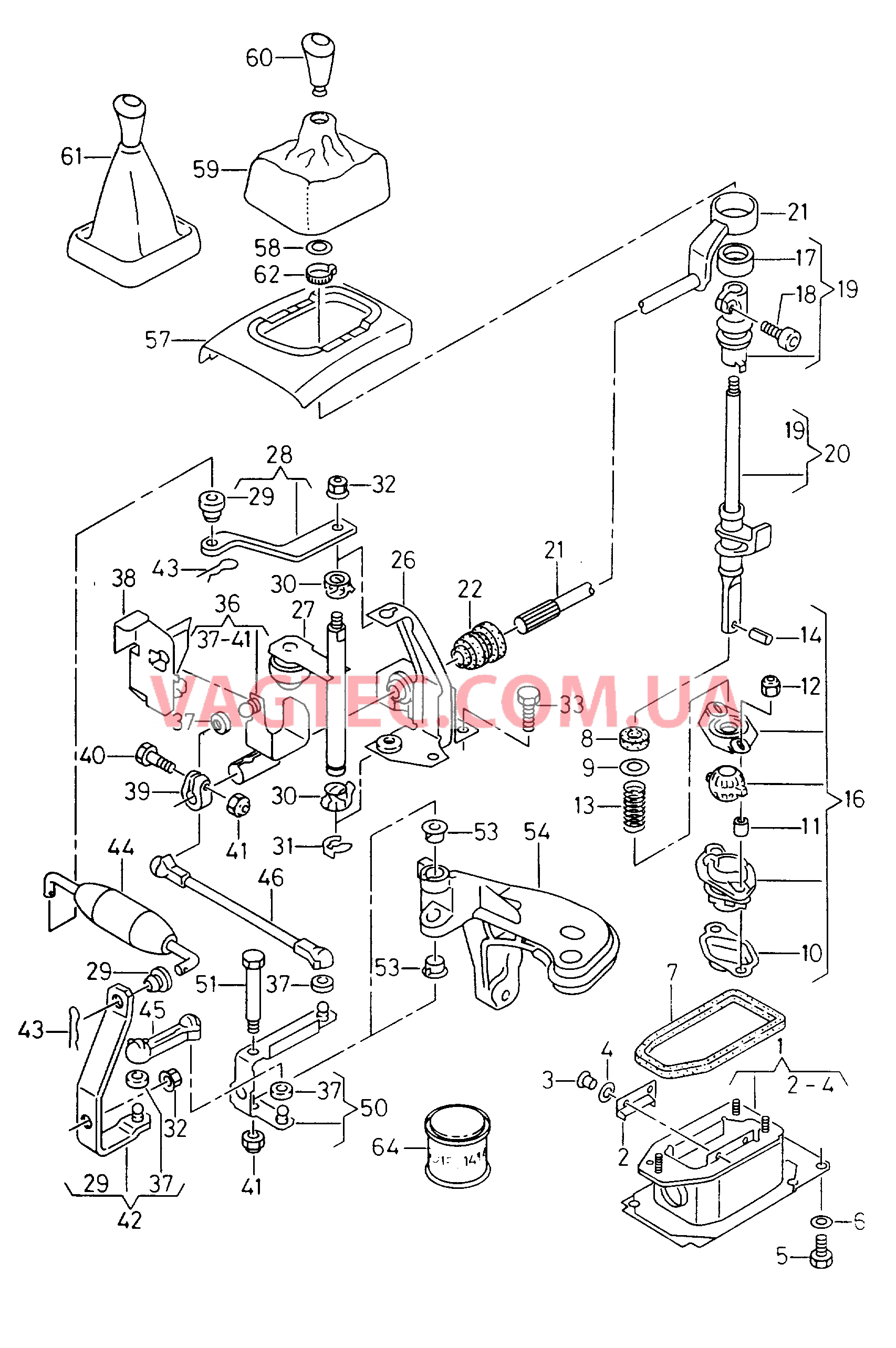 Механизм переключения  для SEAT Inca 2001