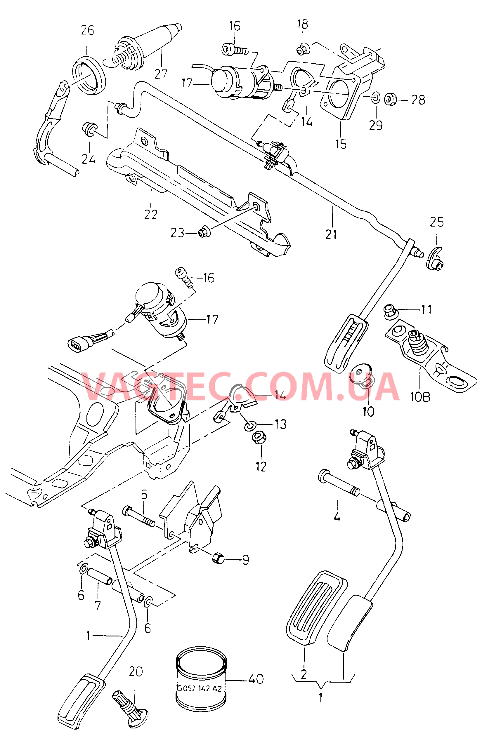 Педаль акселератора Трос педали газа  для SEAT Cordoba 2002