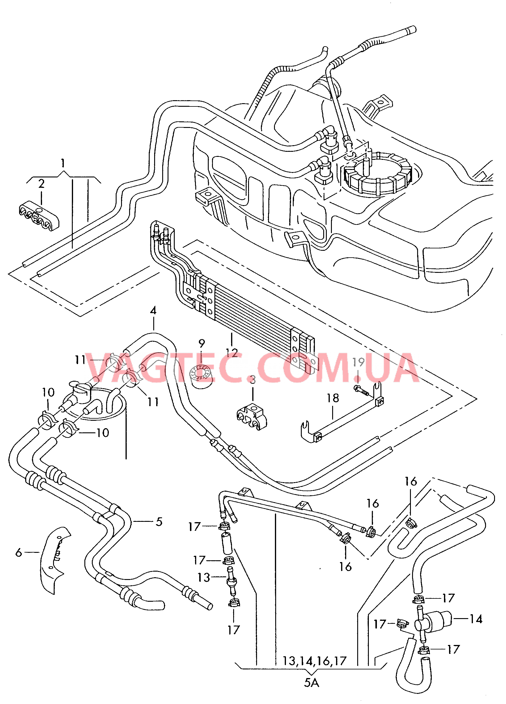 Топливопровод Топливный фильтр  для SEAT Arosa 2003