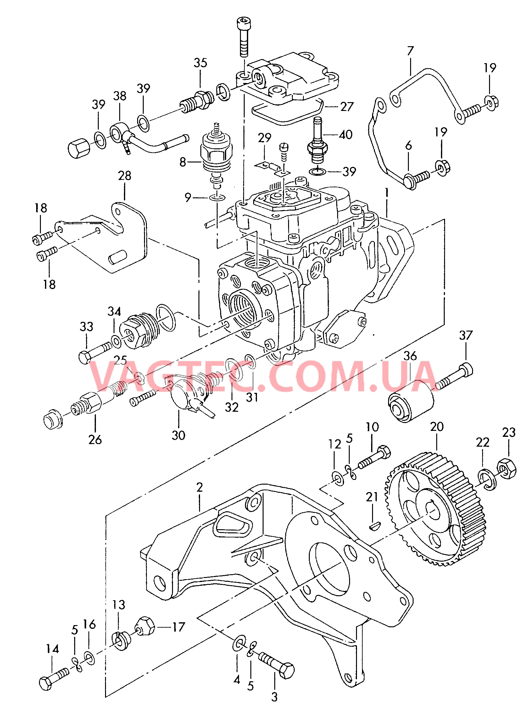 ТНВД  для VOLKSWAGEN Polo 2002