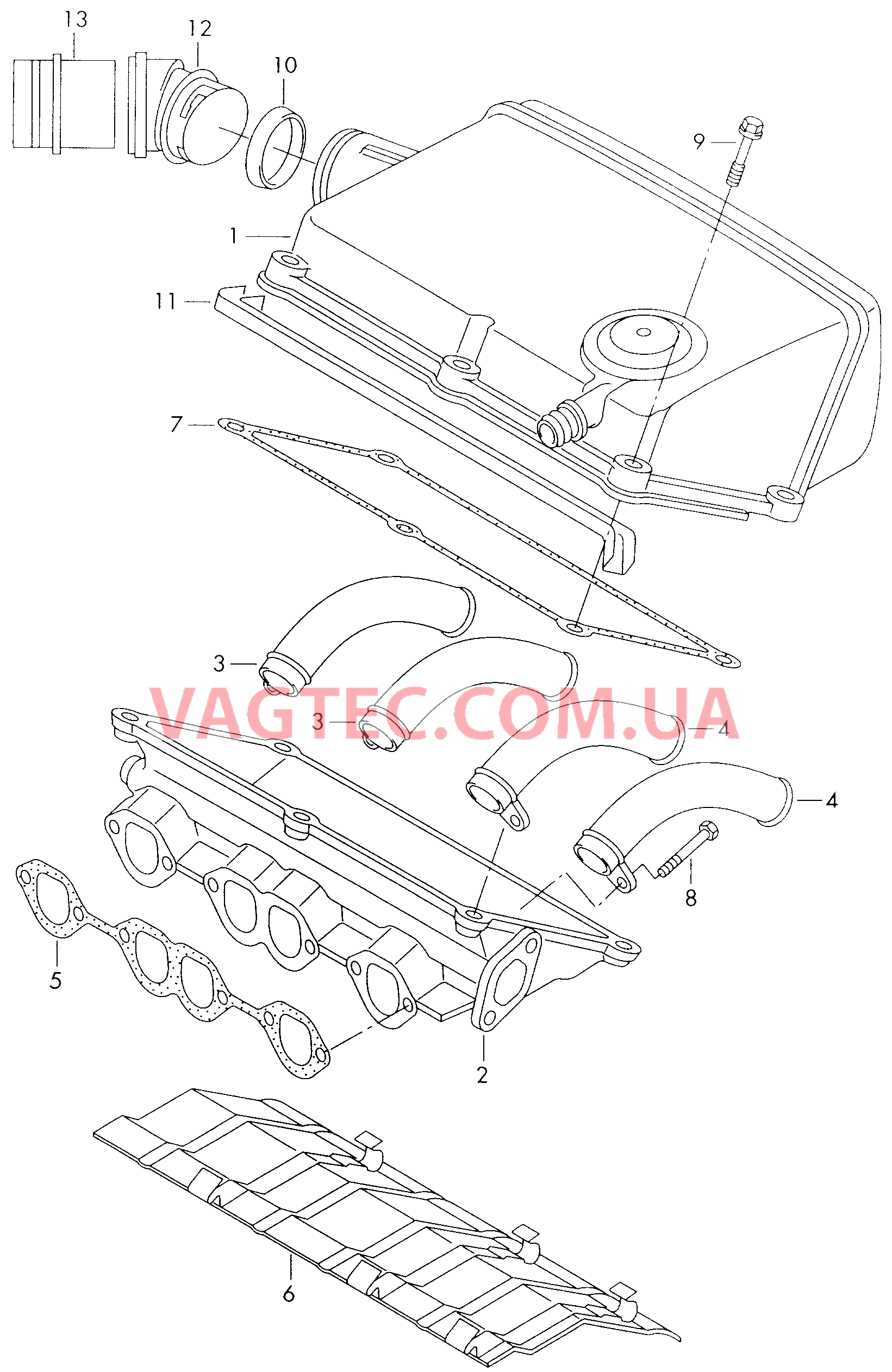 Патрубок впускного тракта  для SEAT Arosa 2003