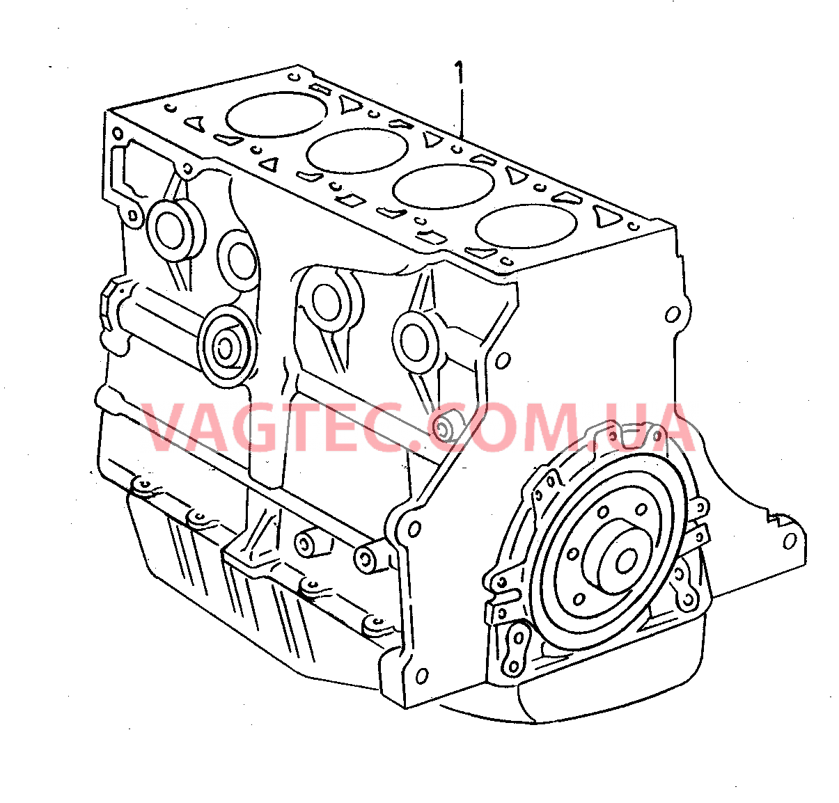 Двигатель с ГБЦ Блок цилиндров в сборе  для SEAT Inca 2002