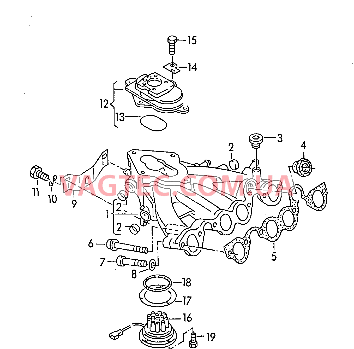 Патрубок впускного тракта  для VOLKSWAGEN Caddy 2003