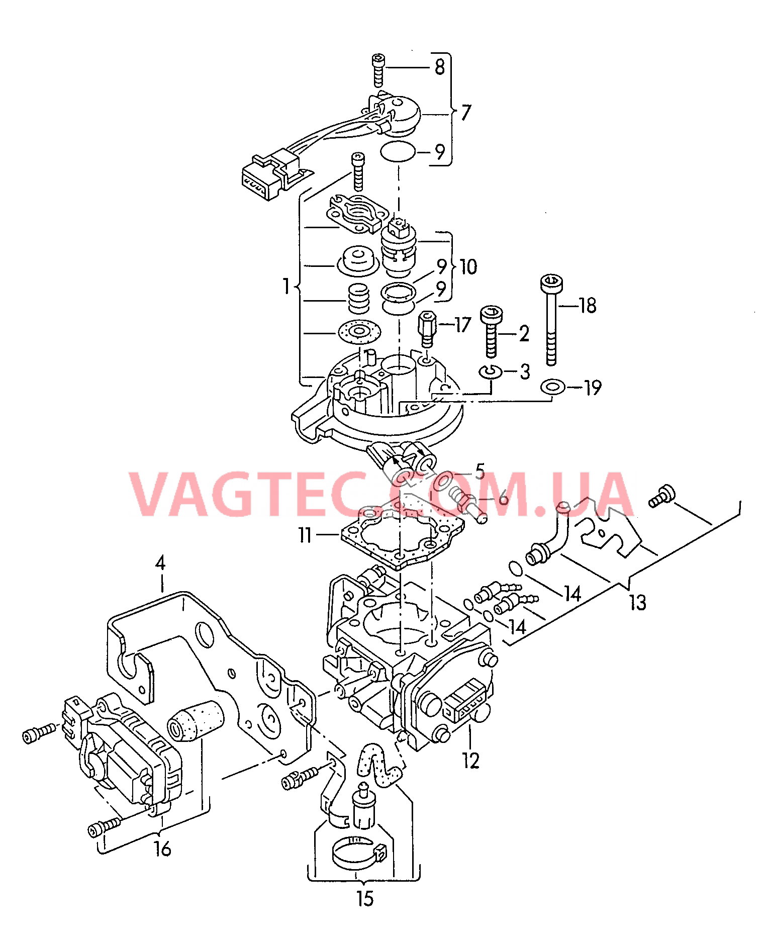 Форсунка  для VOLKSWAGEN Caddy 2000