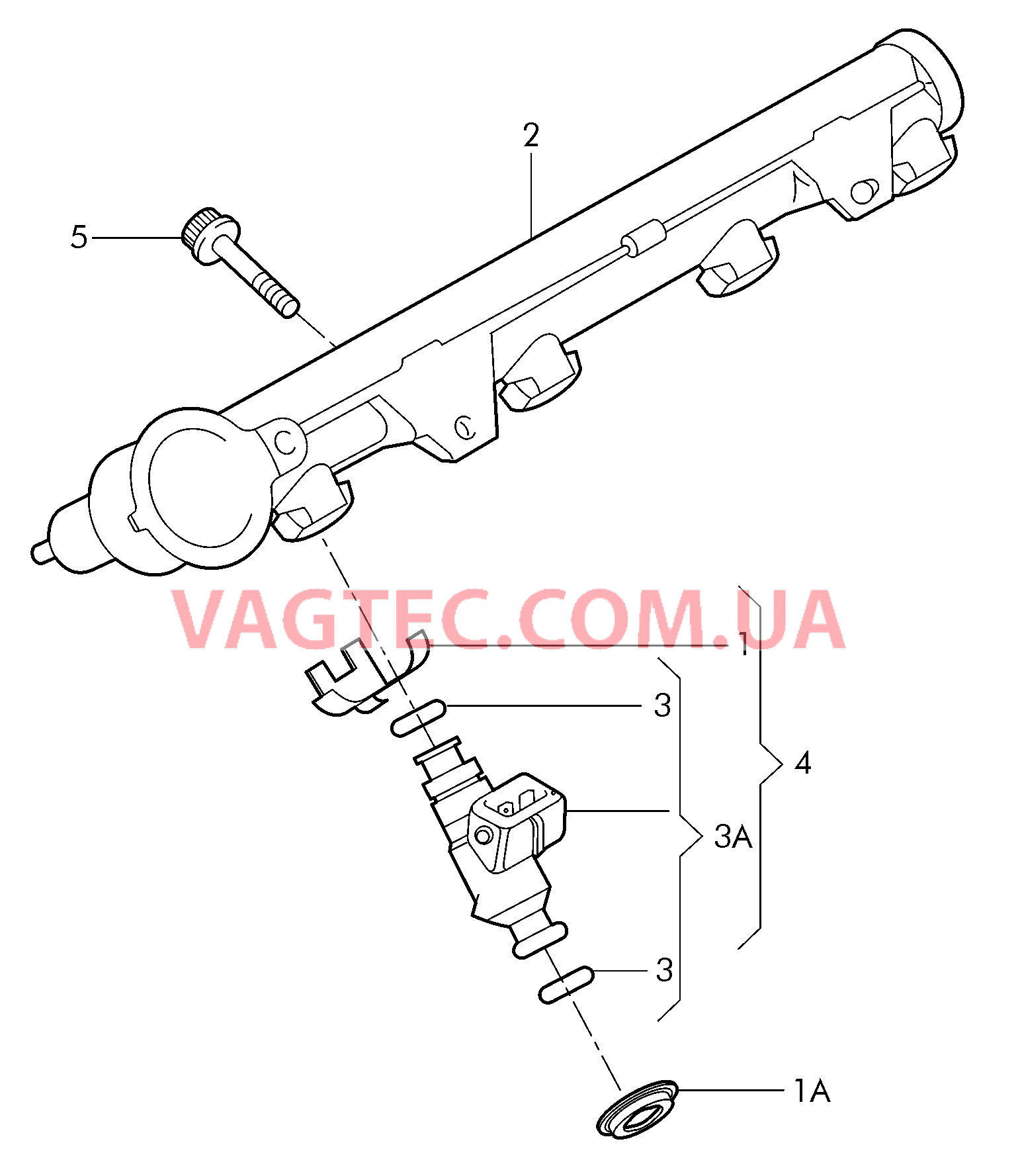 Распределитель топлива Форсунка  для SEAT CO 2006