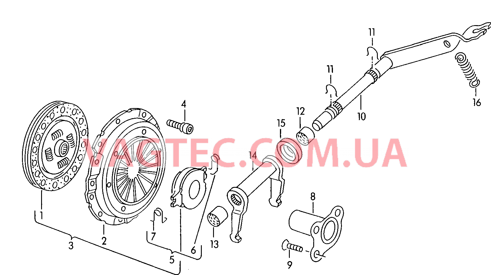 Cцепление/муфта  для SEAT CO 2000