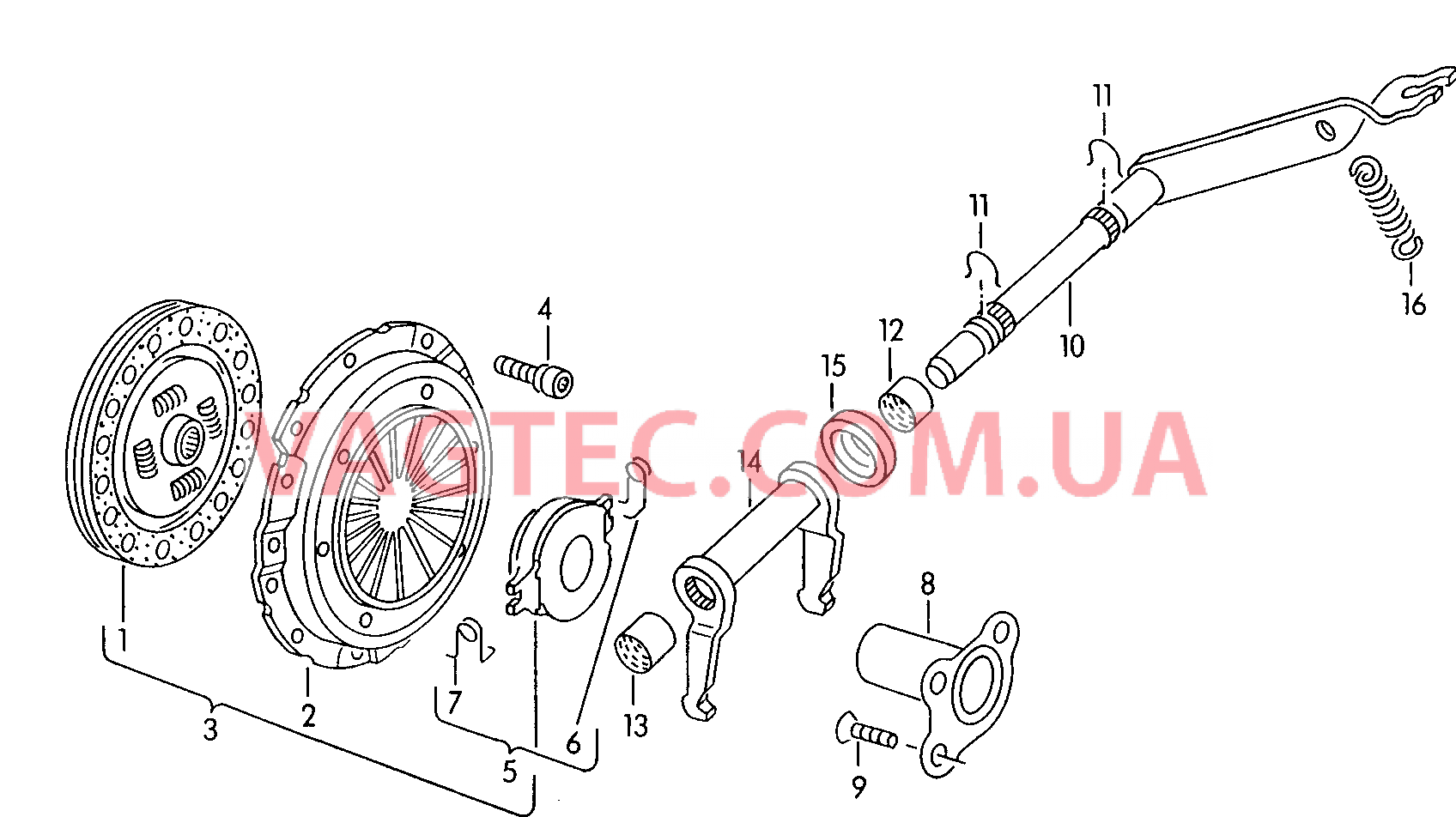 Cцепление/муфта  для SEAT Inca 2003