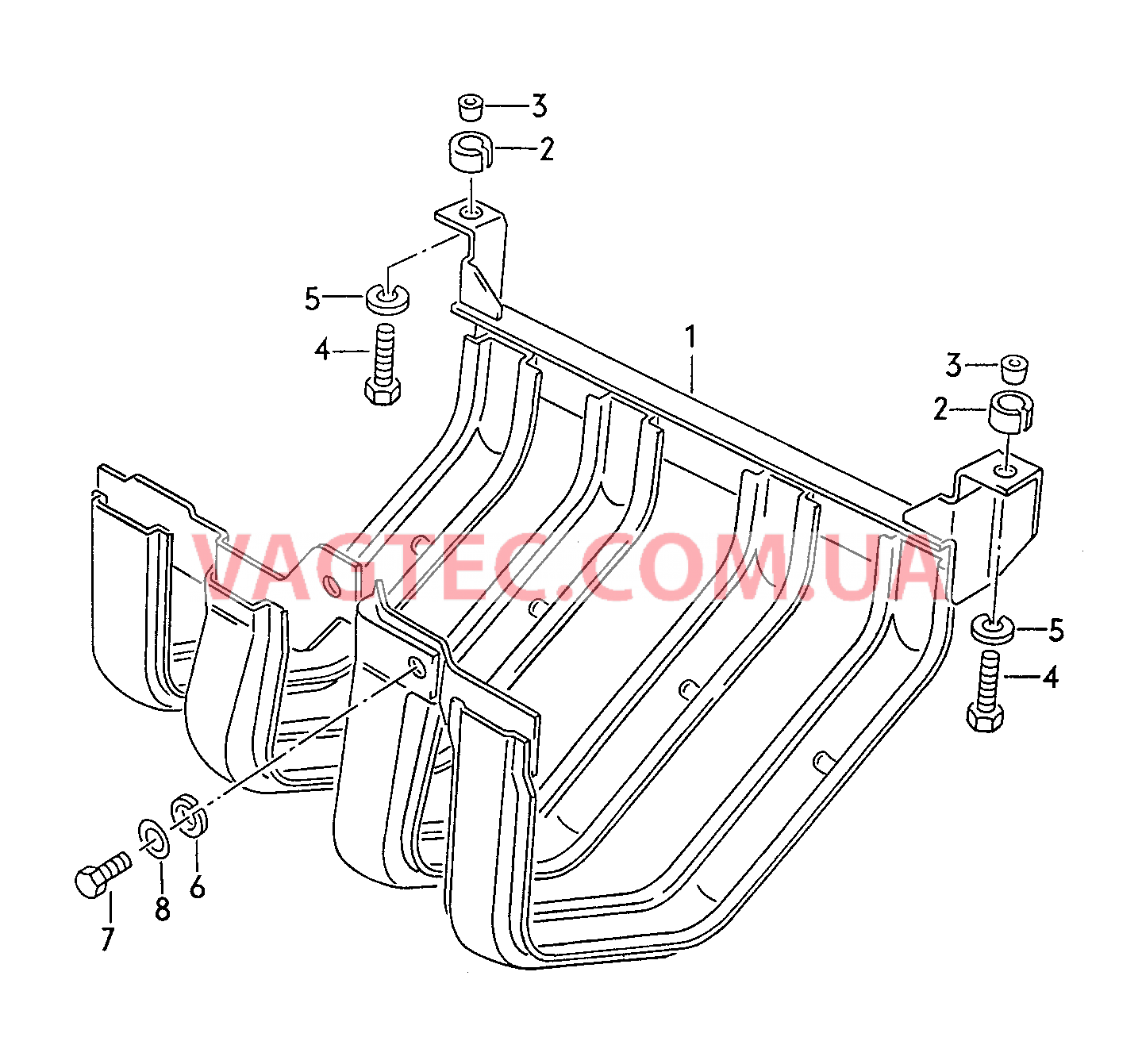 Защита картера двигателя  для SEAT Inca 2002