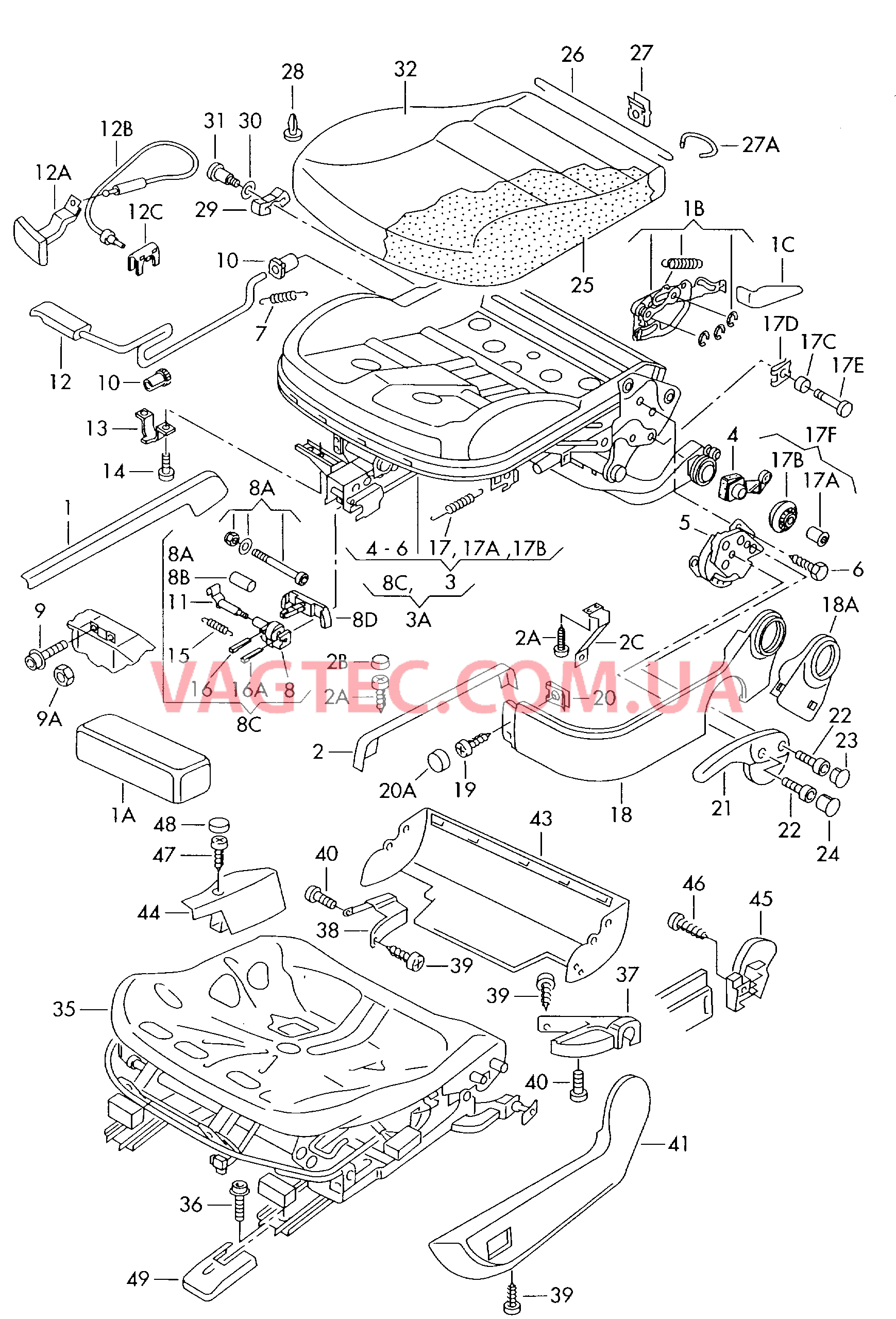 Сиденье  D             >> - 02.11.2003 для VOLKSWAGEN Passat 2004