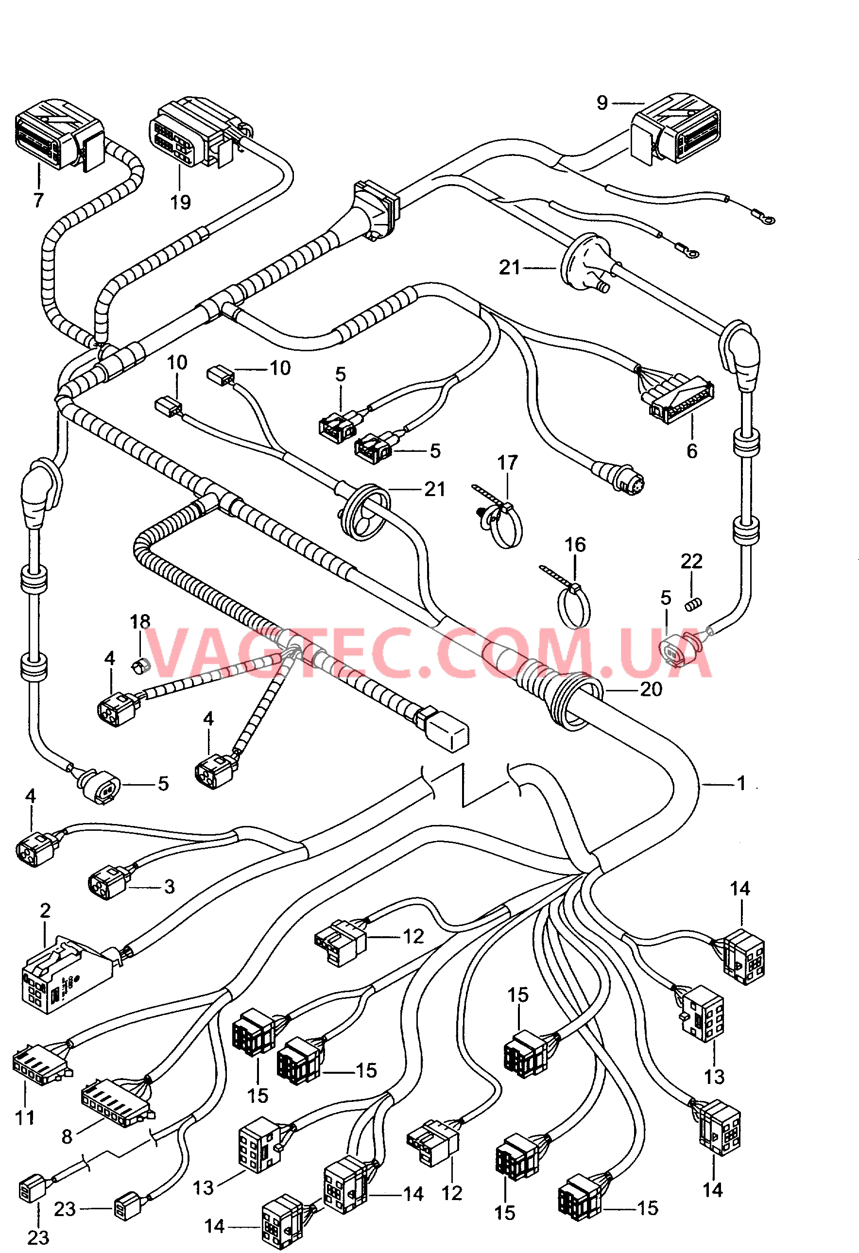 Жгут проводов для системы                  -ABS-  для SEAT Cordoba 2001