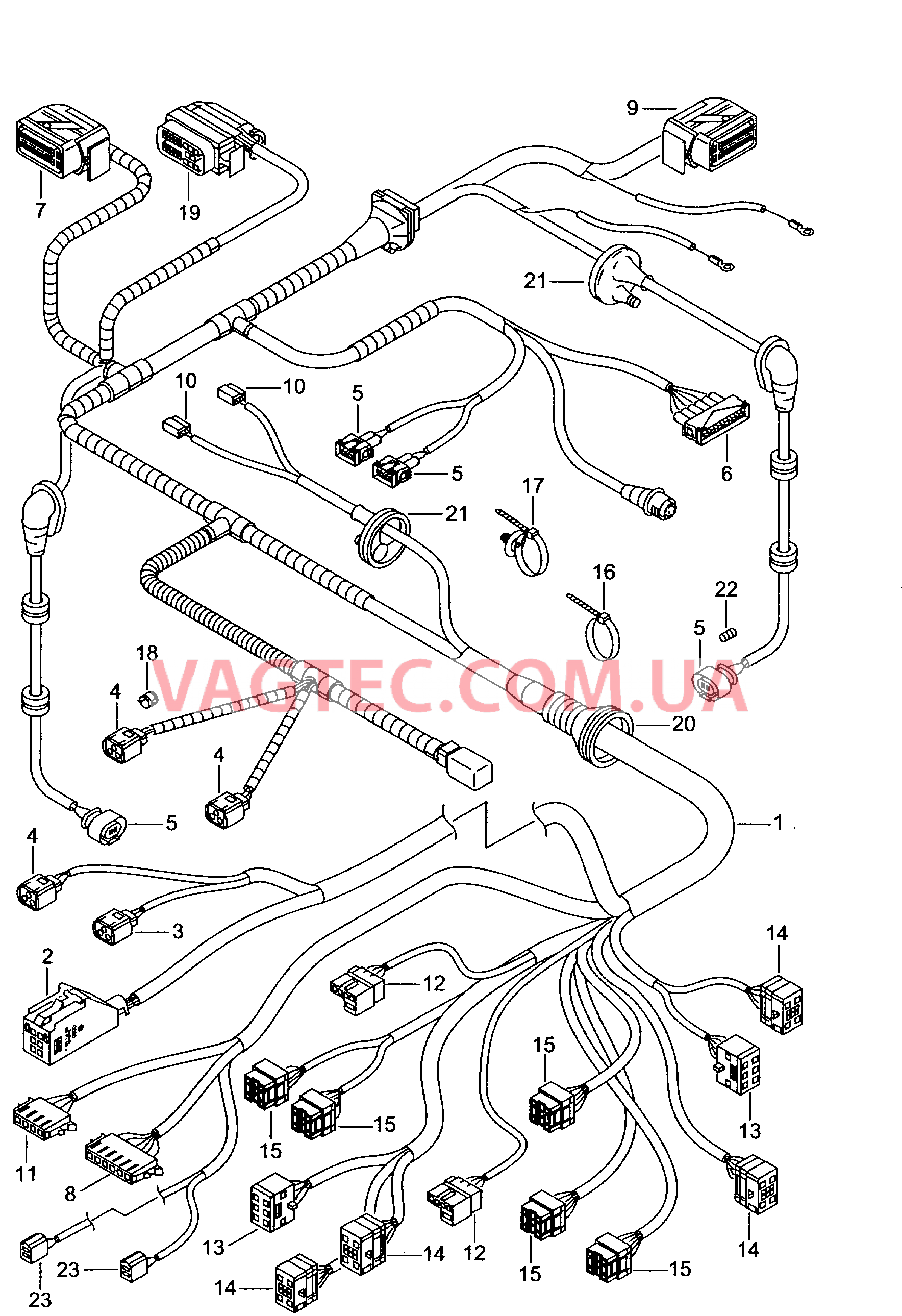 Жгут проводов для системы                  -ABS-  для SEAT Ibiza 2002