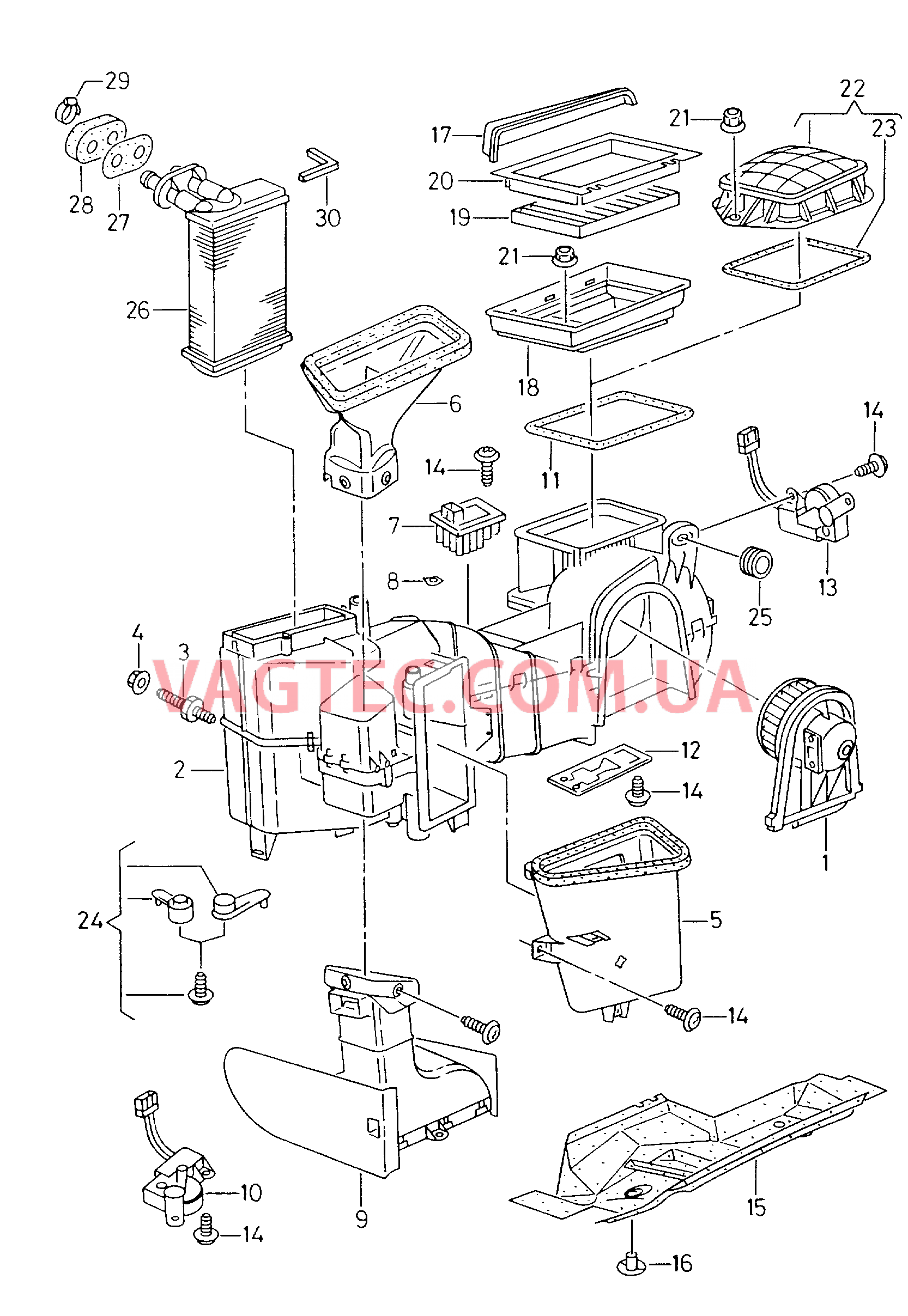 Вентилятор  для SEAT CO 2001