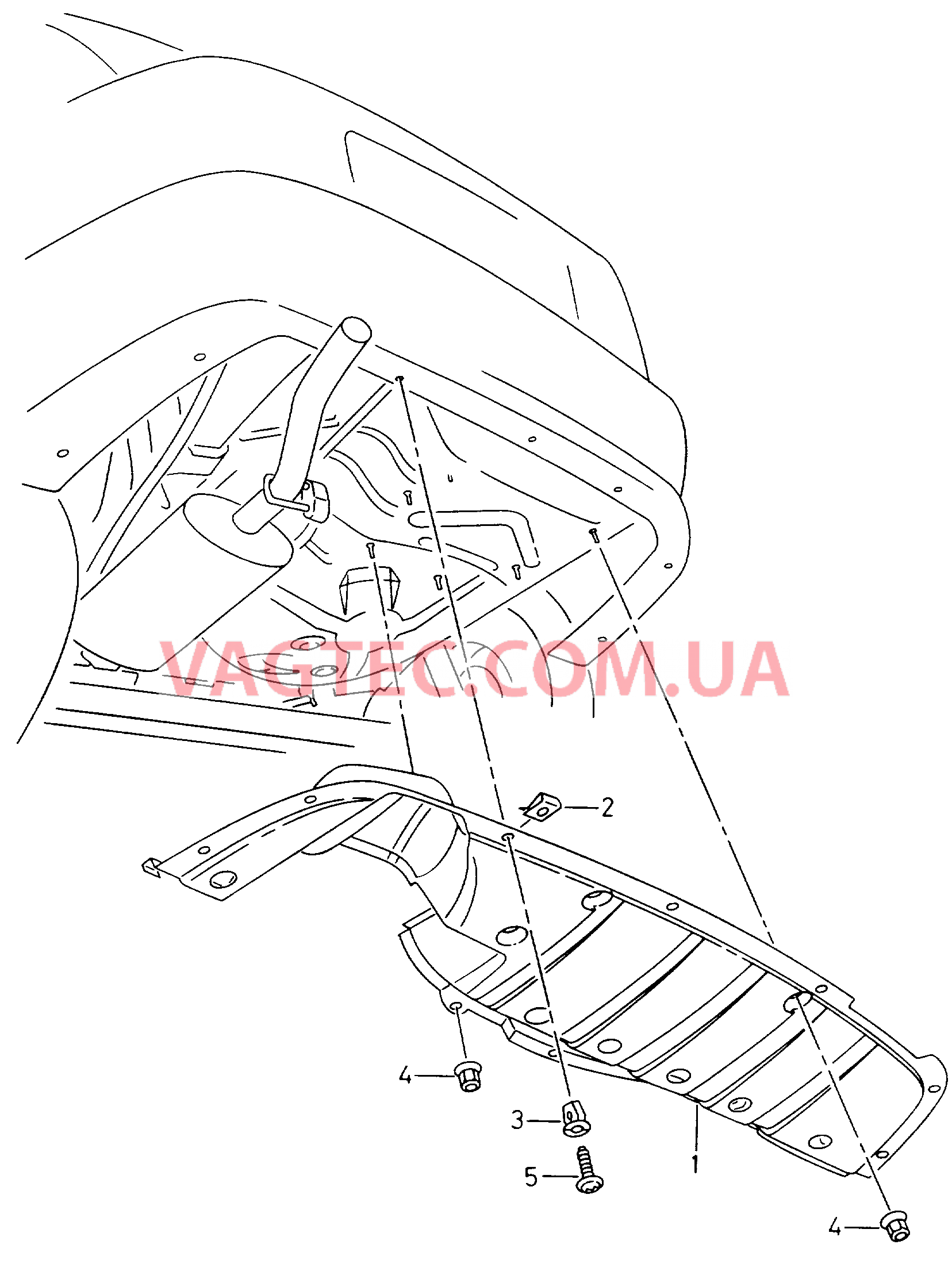 Облицовка Детали нижней части кузова Шумоизоляция  для SEAT Cordoba 2002