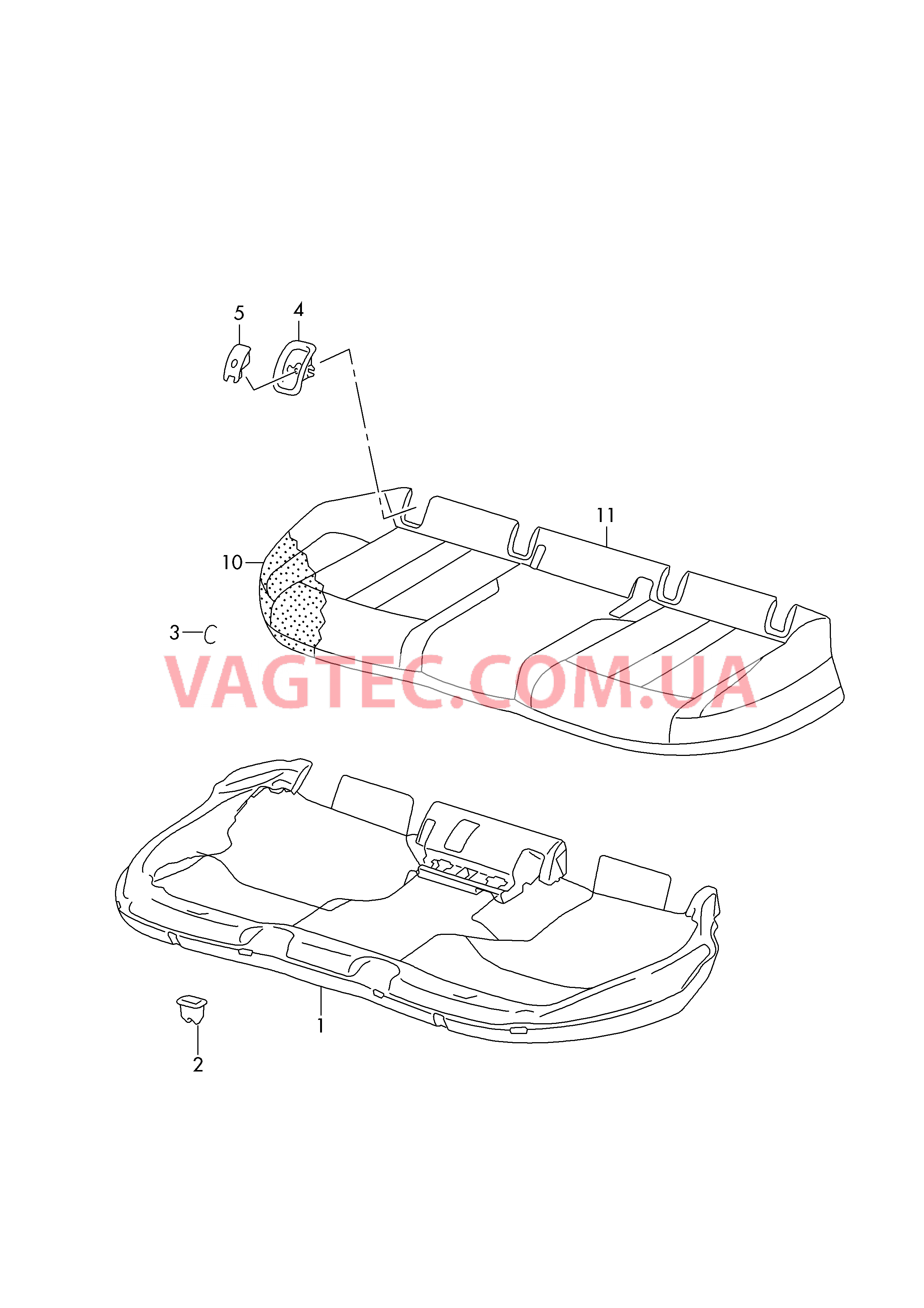 Сиденье  для AUDI A4 2018