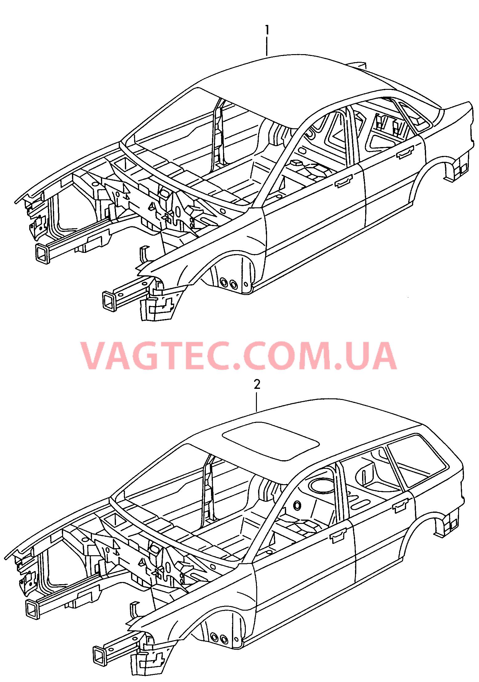  AUDI A4 Кузов  для AUDI A4 2001