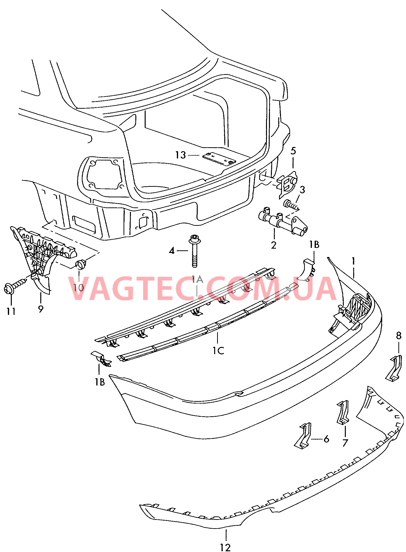 Бампер  для AUDI A4Q 2000