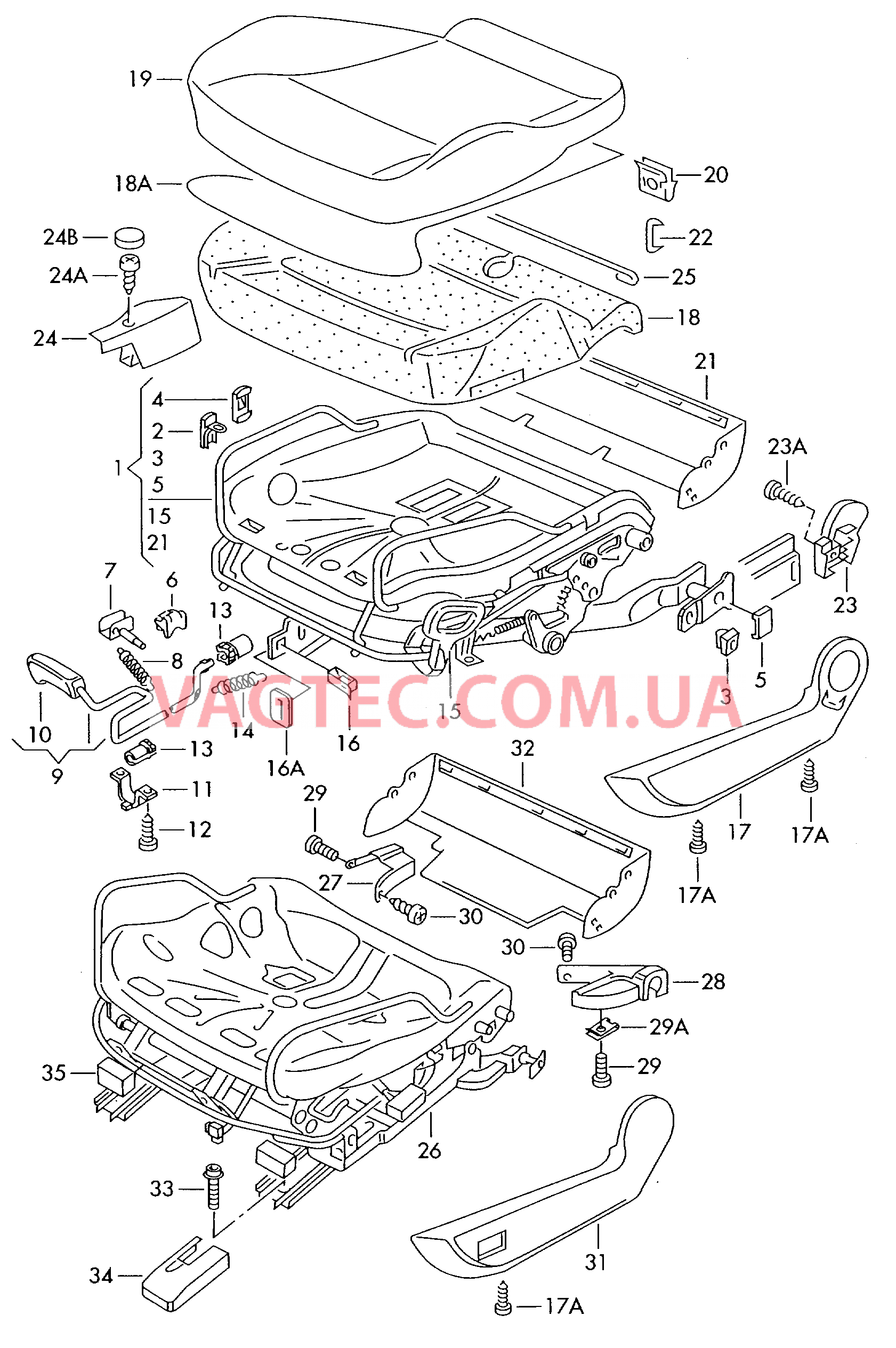  AUDI A4 Сиденье  для AUDI A4 2000