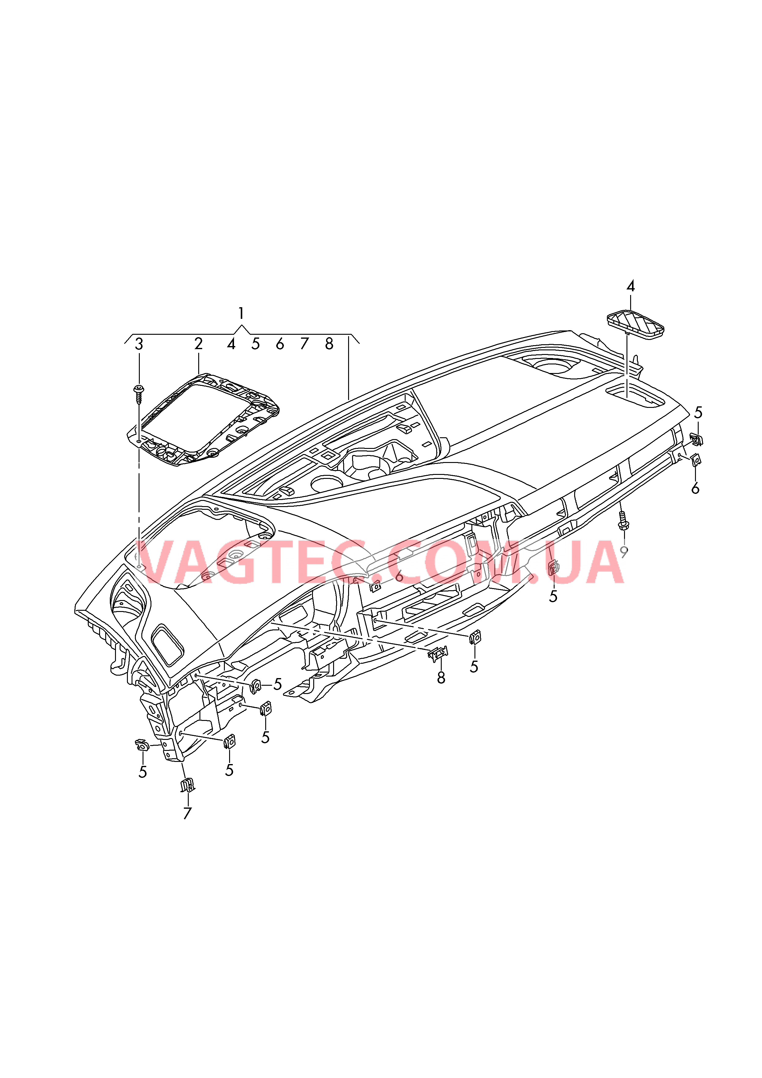 Панель приборов  для AUDI A4 2019