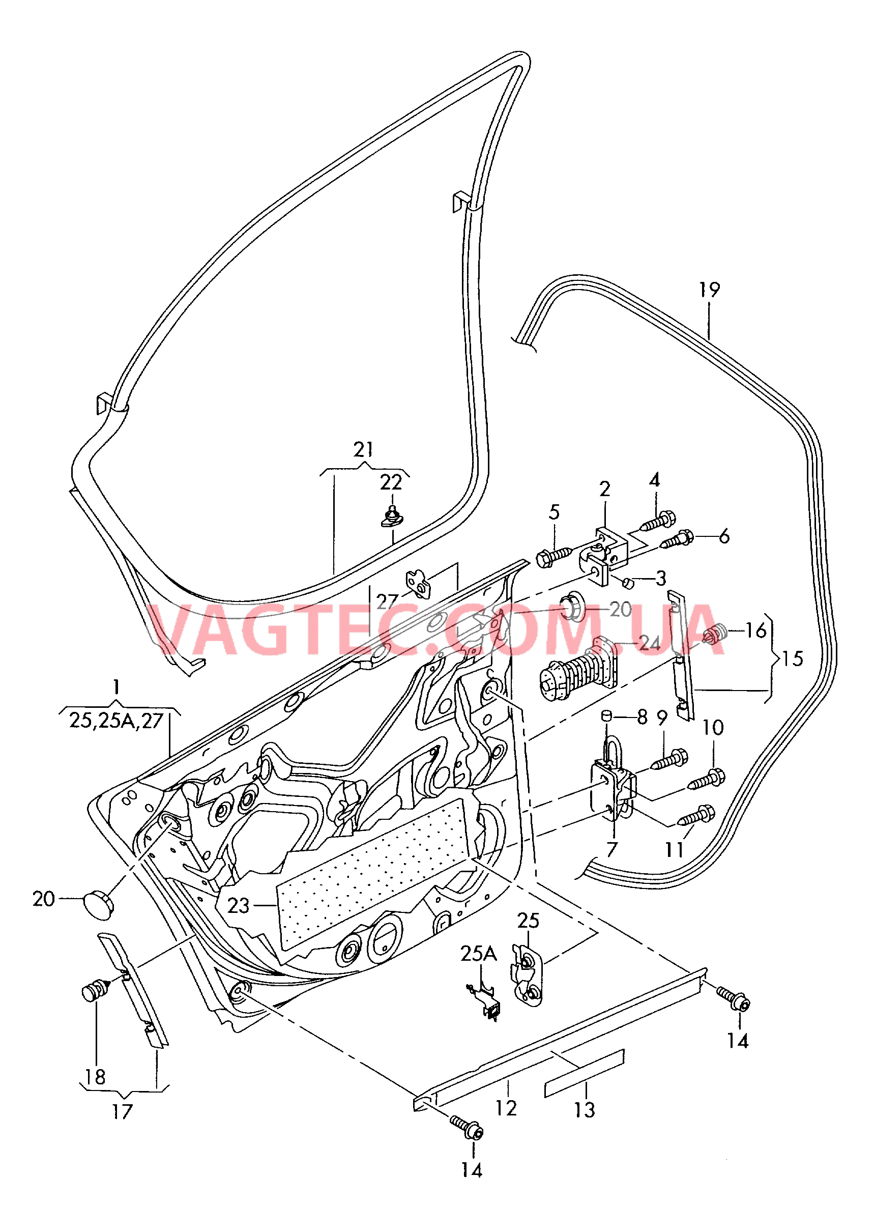 Двери  для AUDI A4 2005