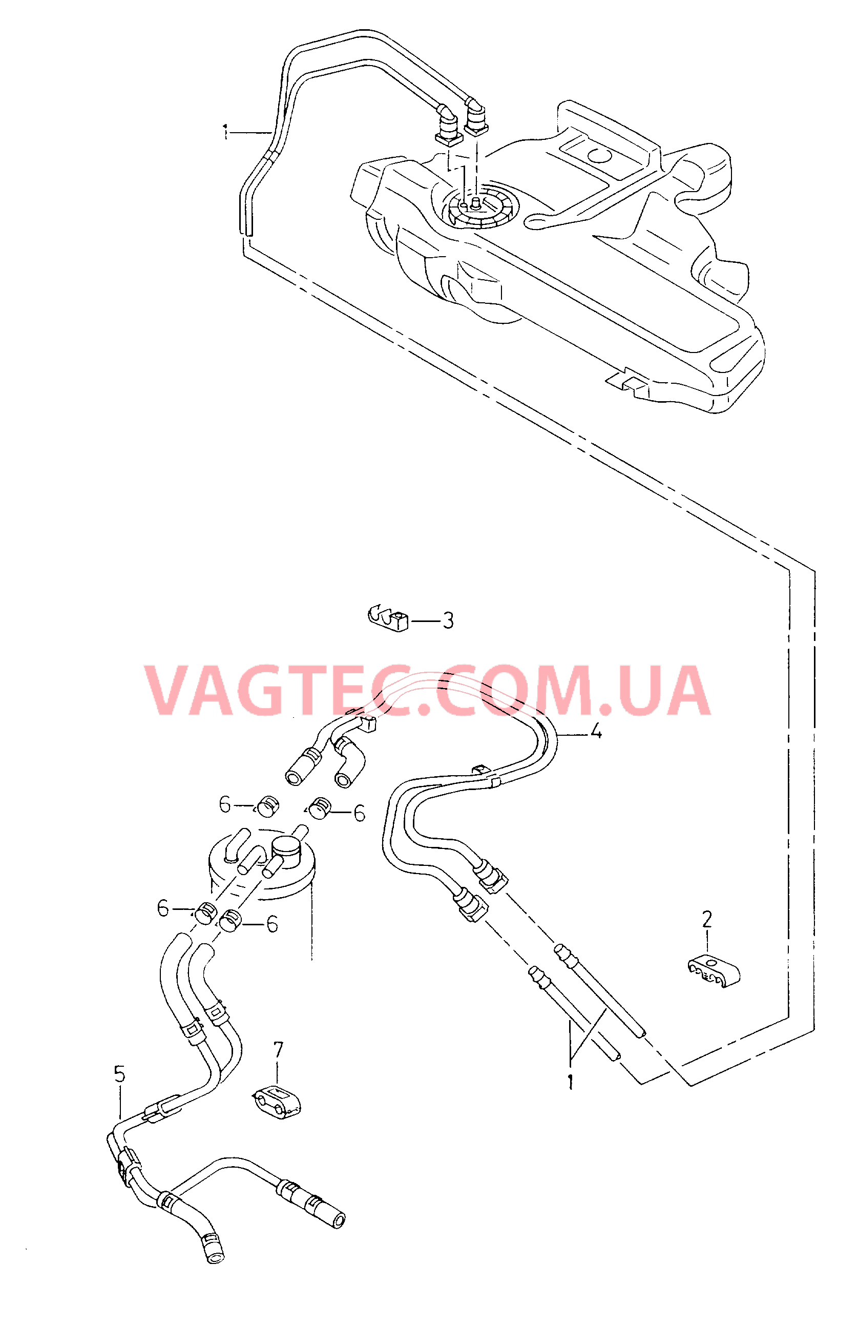 Топливопровод  для SEAT CO 2001