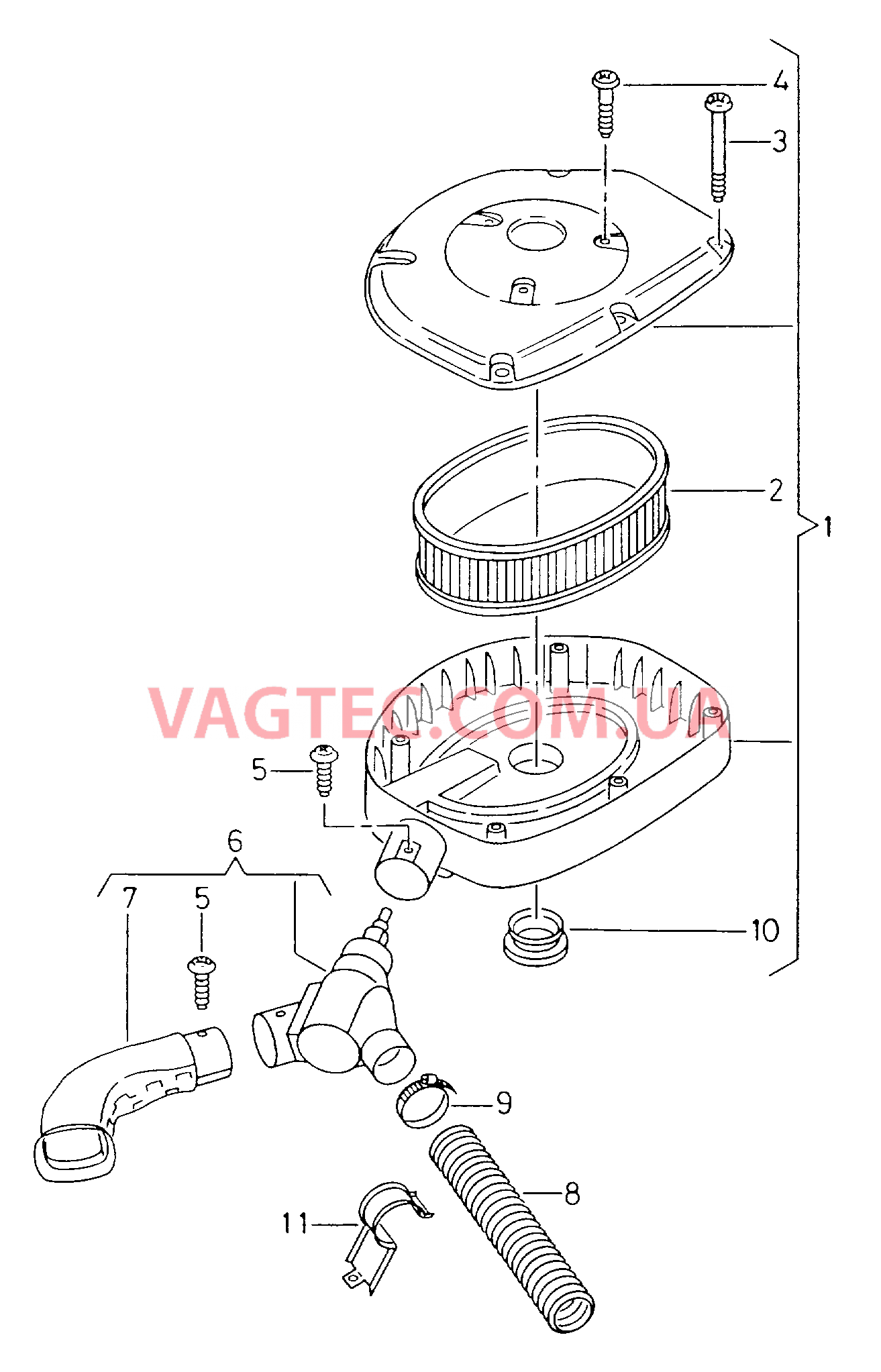 Воздушный фильтр  для SEAT Ibiza 2001