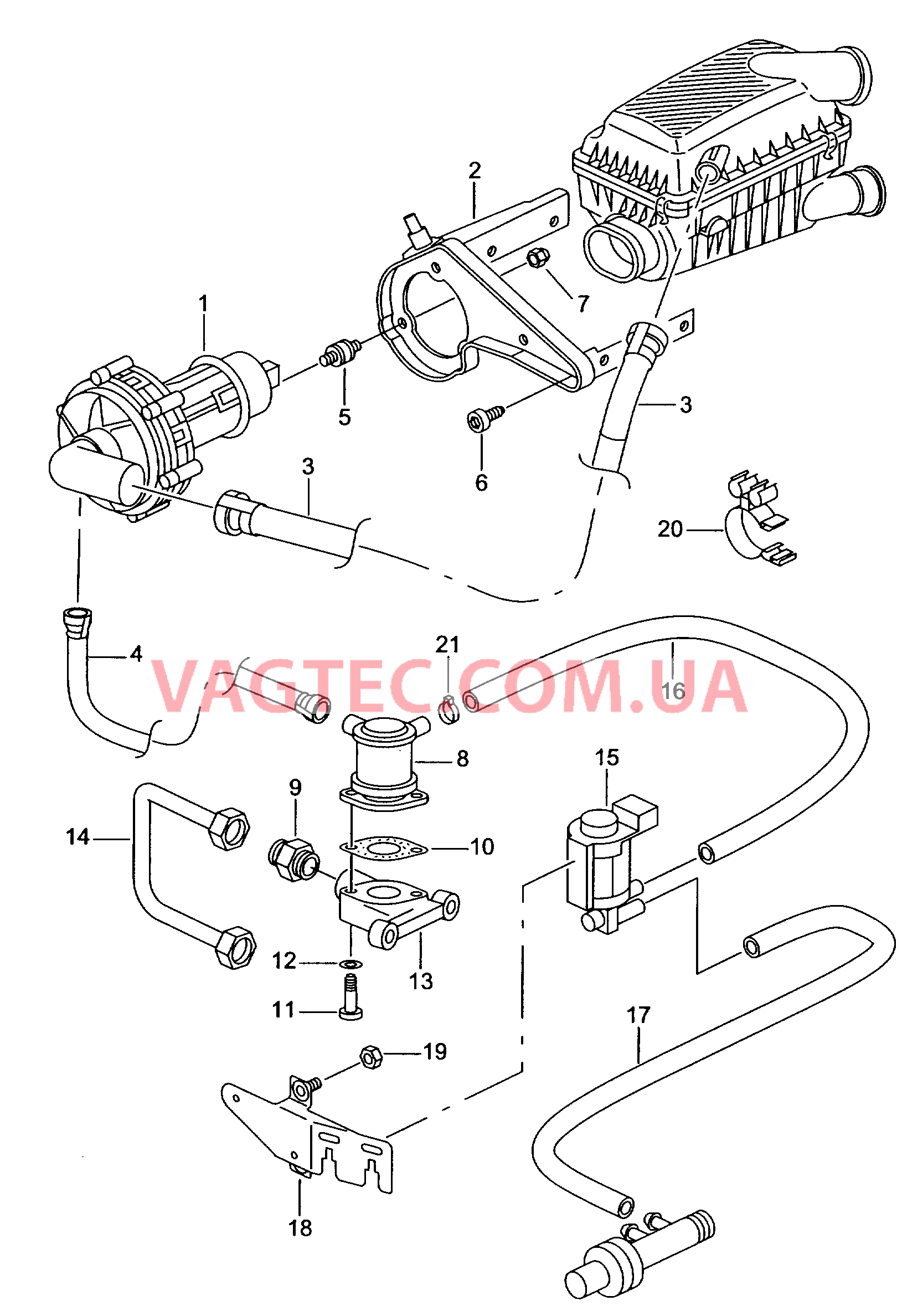 Насос вторичного воздуха  для SEAT CO 2000