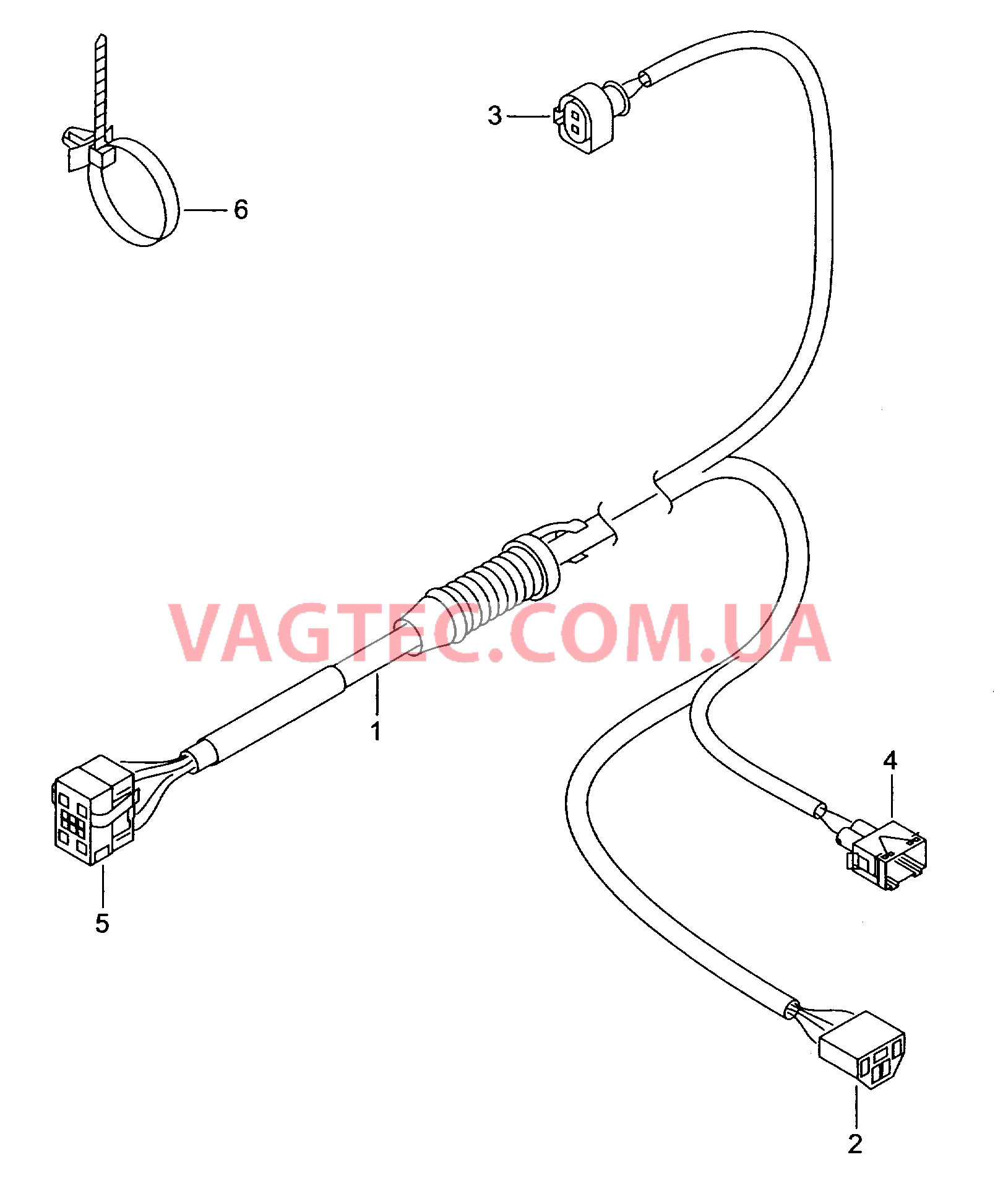 Жгут проводов двери  для SEAT CO 2000