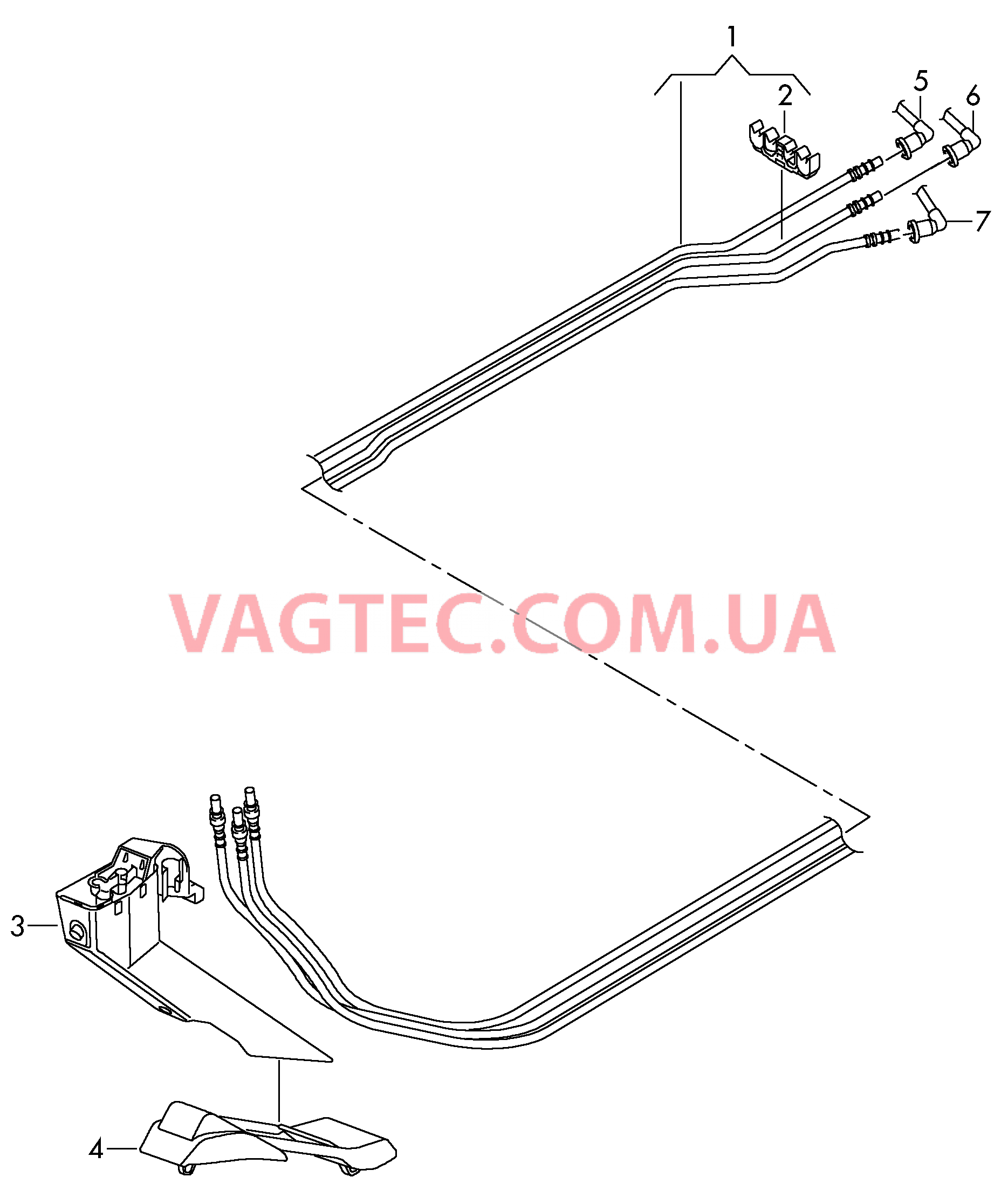 Топливопровод  для VOLKSWAGEN CC 2012