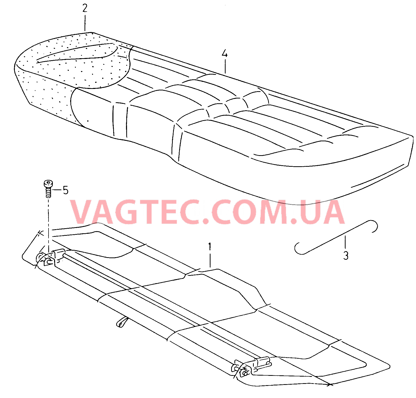 Сиденье  для VOLKSWAGEN Caddy 2000