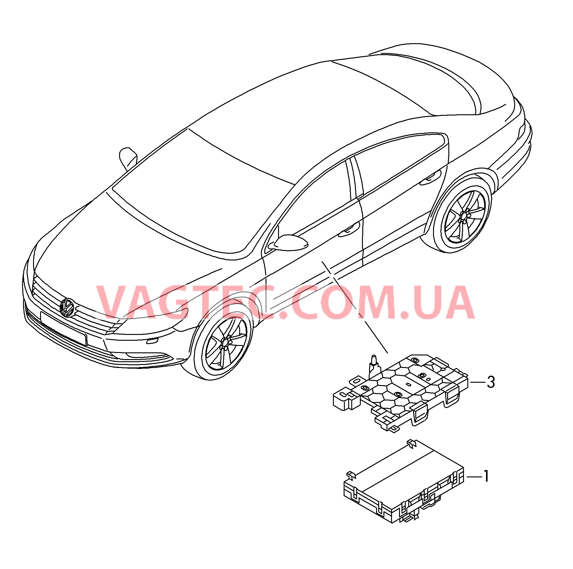 БУ регулировки положения подушки и спинки сиденья  для VOLKSWAGEN CC 2016